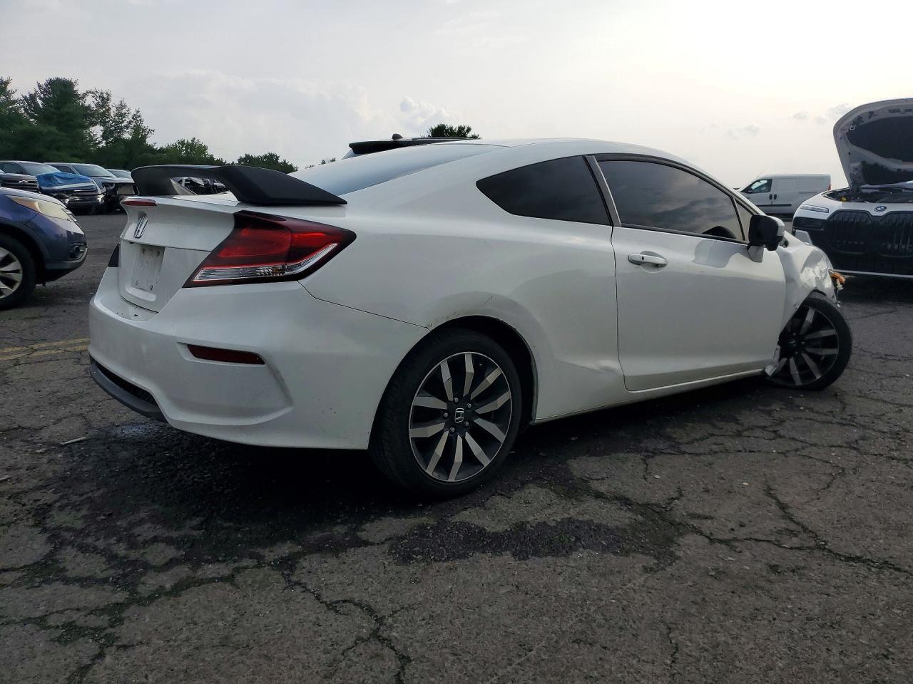 2015 Honda Civic Exl White vin: 2HGFG3B00FH514912