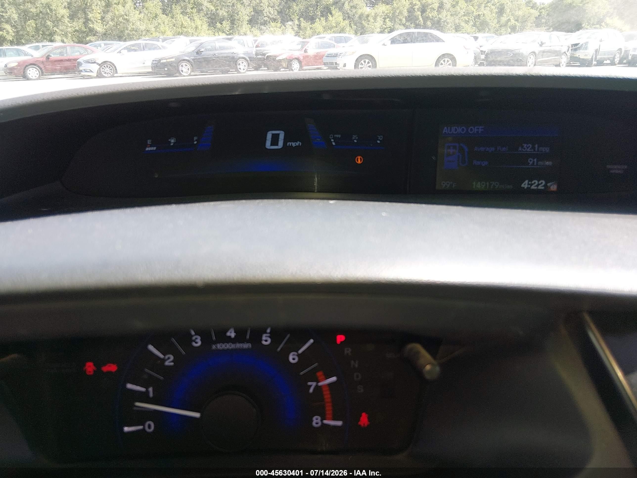 2015 Honda Civic Ex-l Blue vin: 2HGFG3B00FH520578
