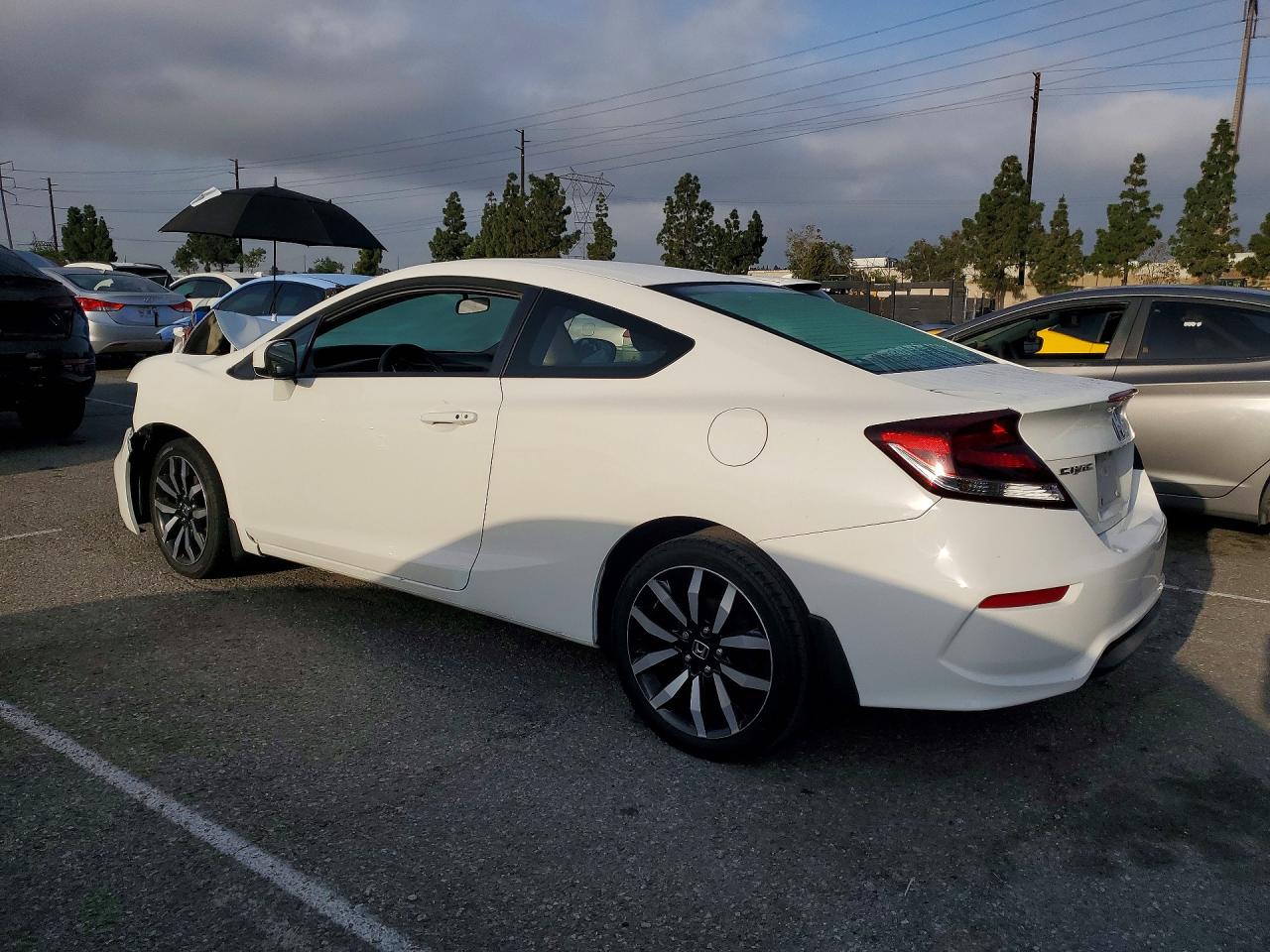 2015 Honda Civic Exl White vin: 2HGFG3B00FH525456
