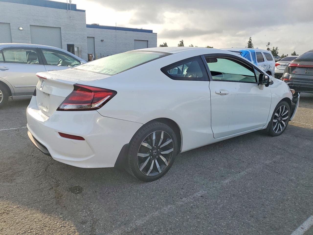 2015 Honda Civic Exl White vin: 2HGFG3B00FH525456