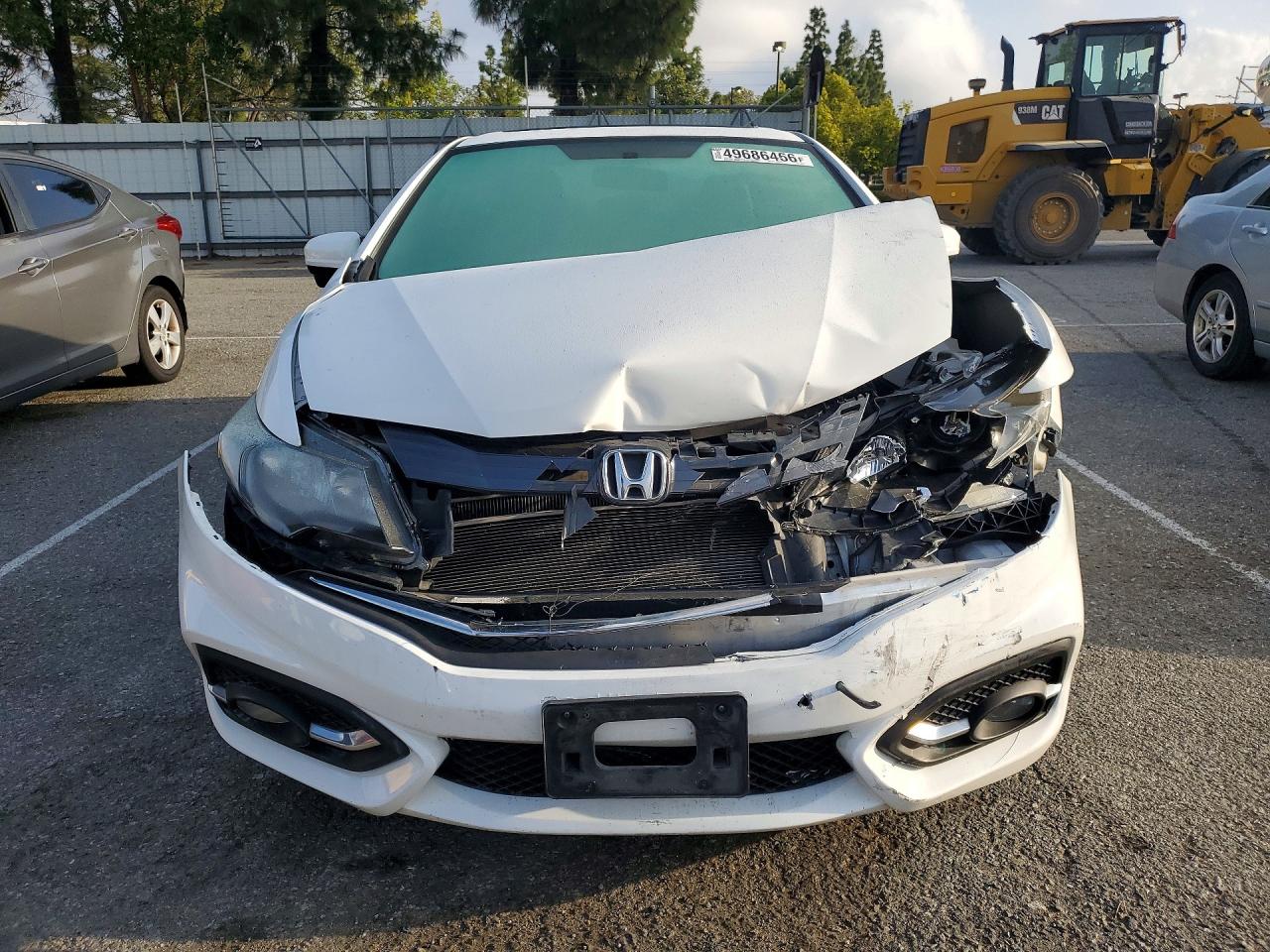 2015 Honda Civic Exl White vin: 2HGFG3B00FH525456