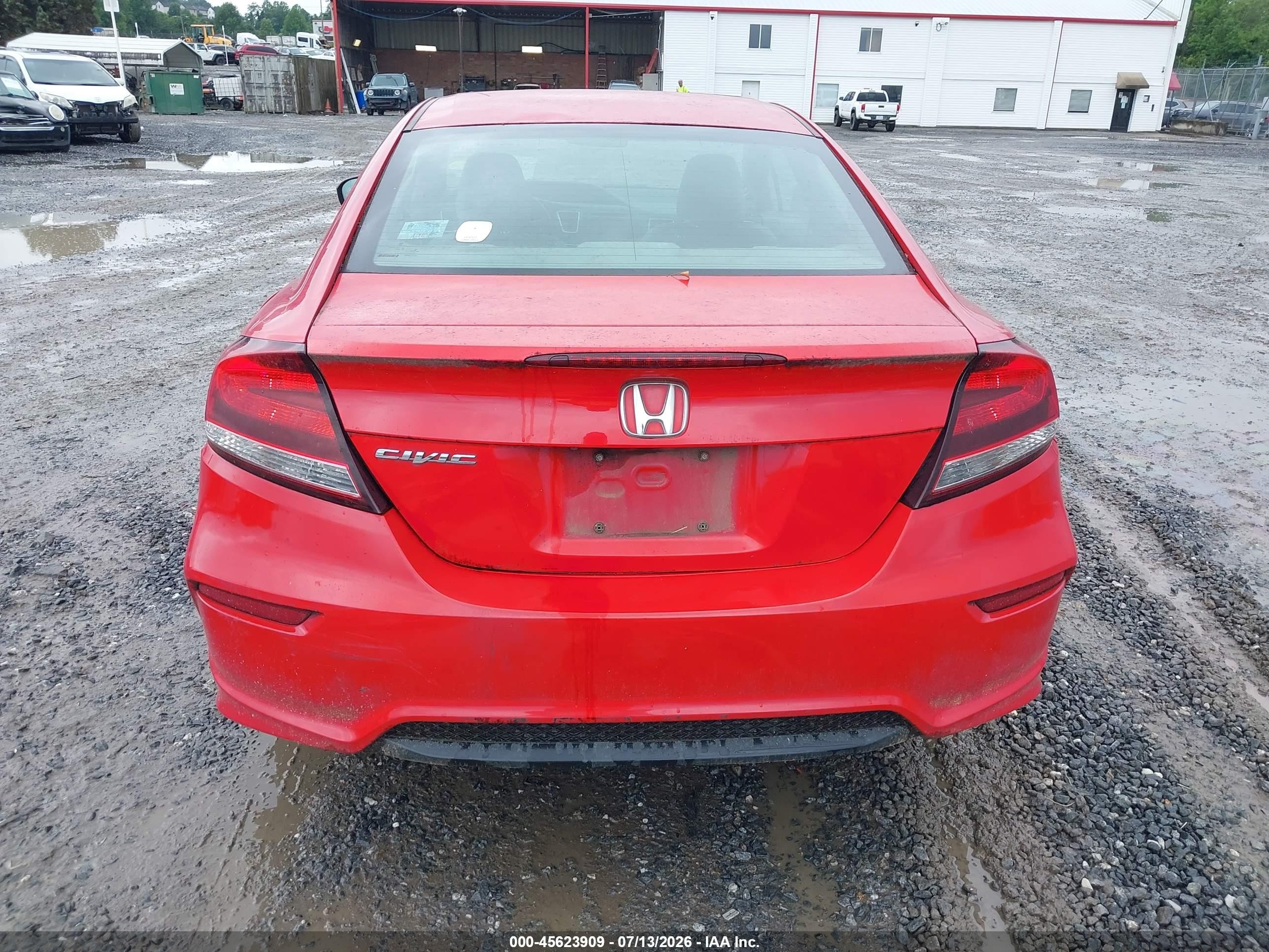 2014 Honda Civic Ex-l Red vin: 2HGFG3B01EH501763