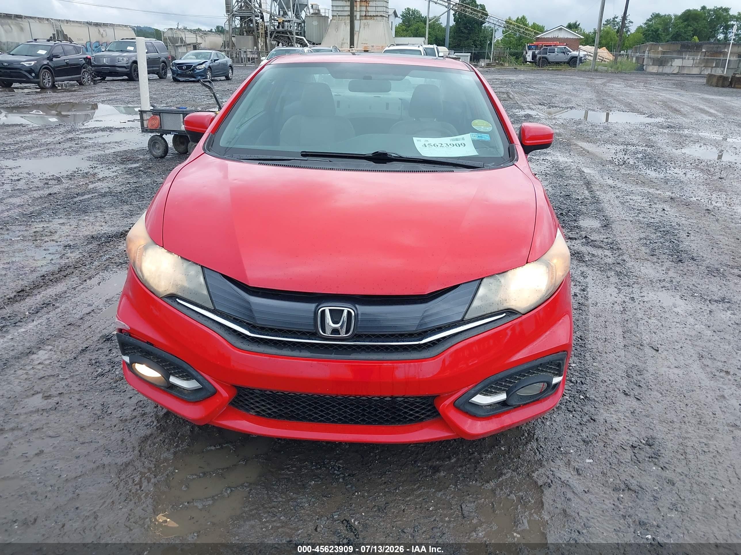 2014 Honda Civic Ex-l Red vin: 2HGFG3B01EH501763