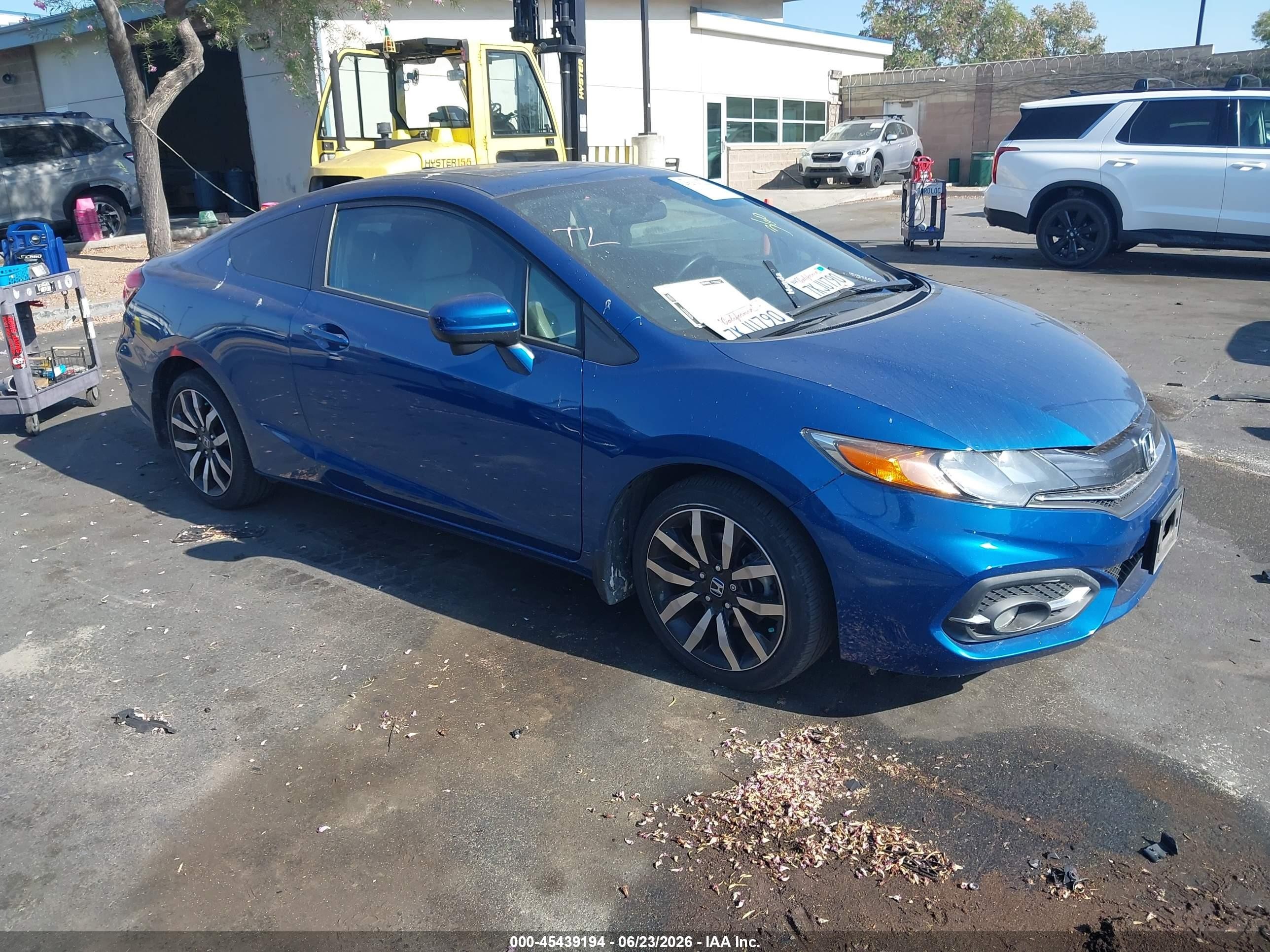 2015 Honda Civic Ex-l Синий vin: 2HGFG3B01FH501277