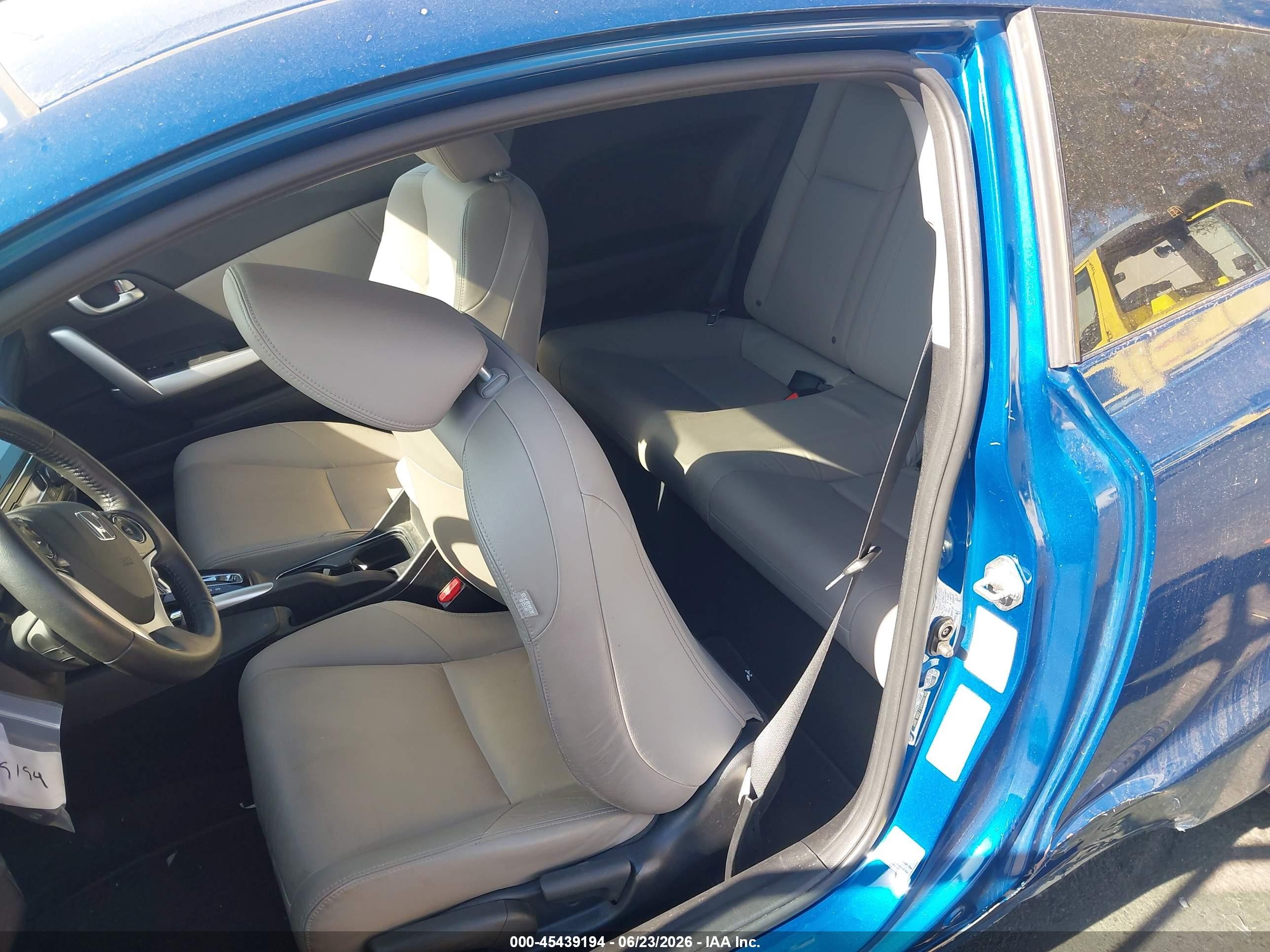 2015 Honda Civic Ex-l Blue vin: 2HGFG3B01FH501277