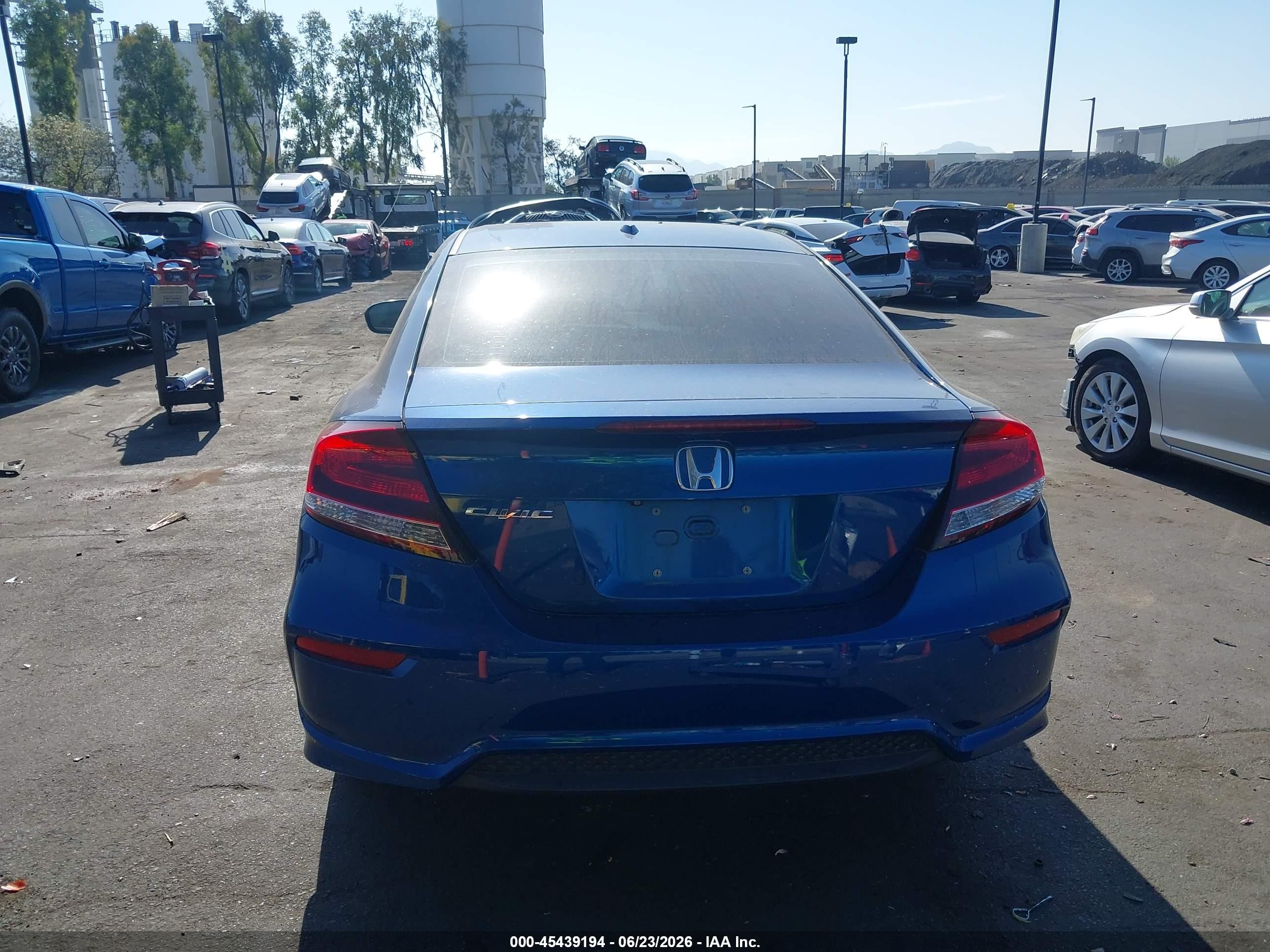 2015 Honda Civic Ex-l Blue vin: 2HGFG3B01FH501277