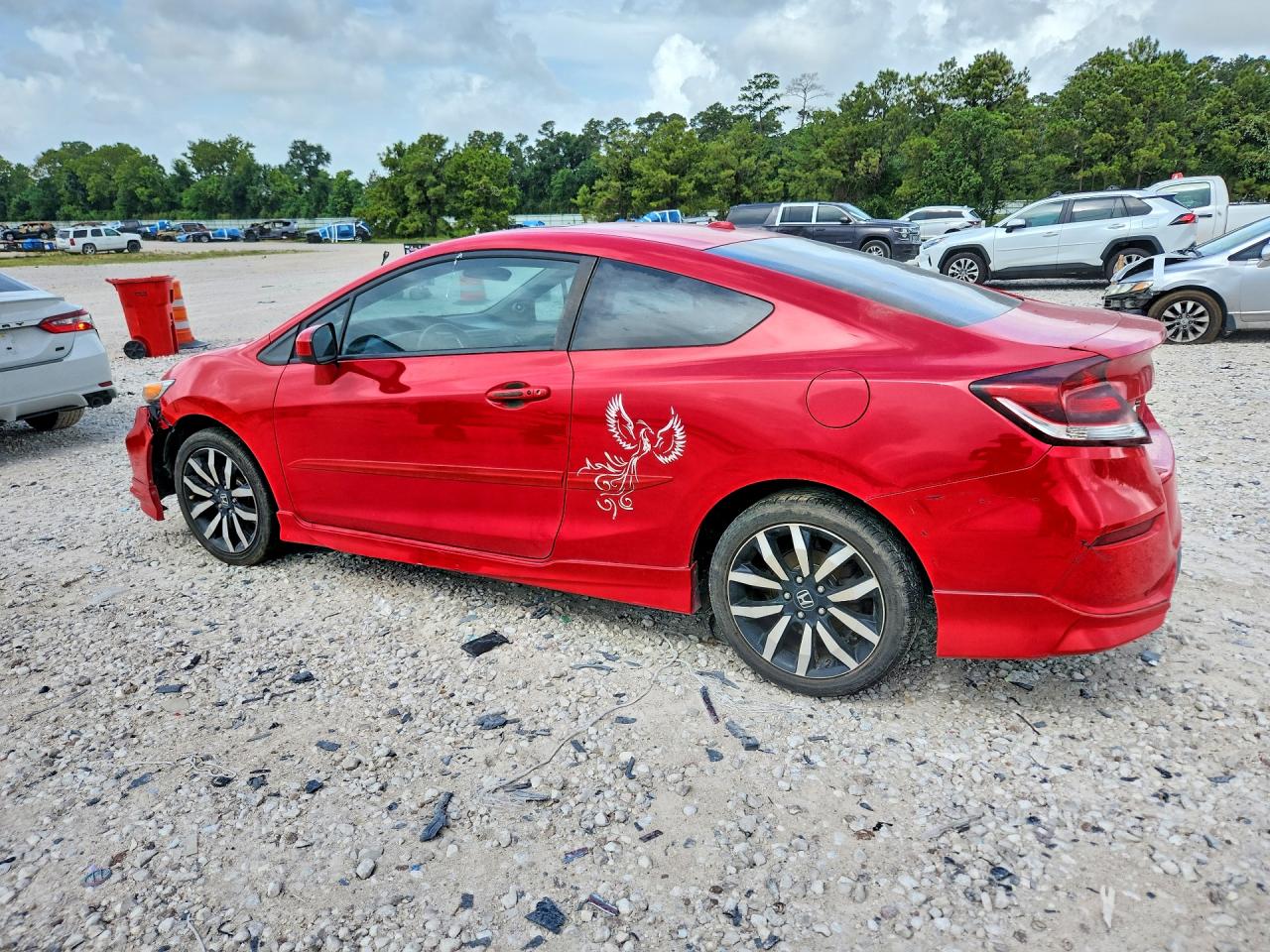 2015 Honda Civic Exl Red vin: 2HGFG3B01FH514918