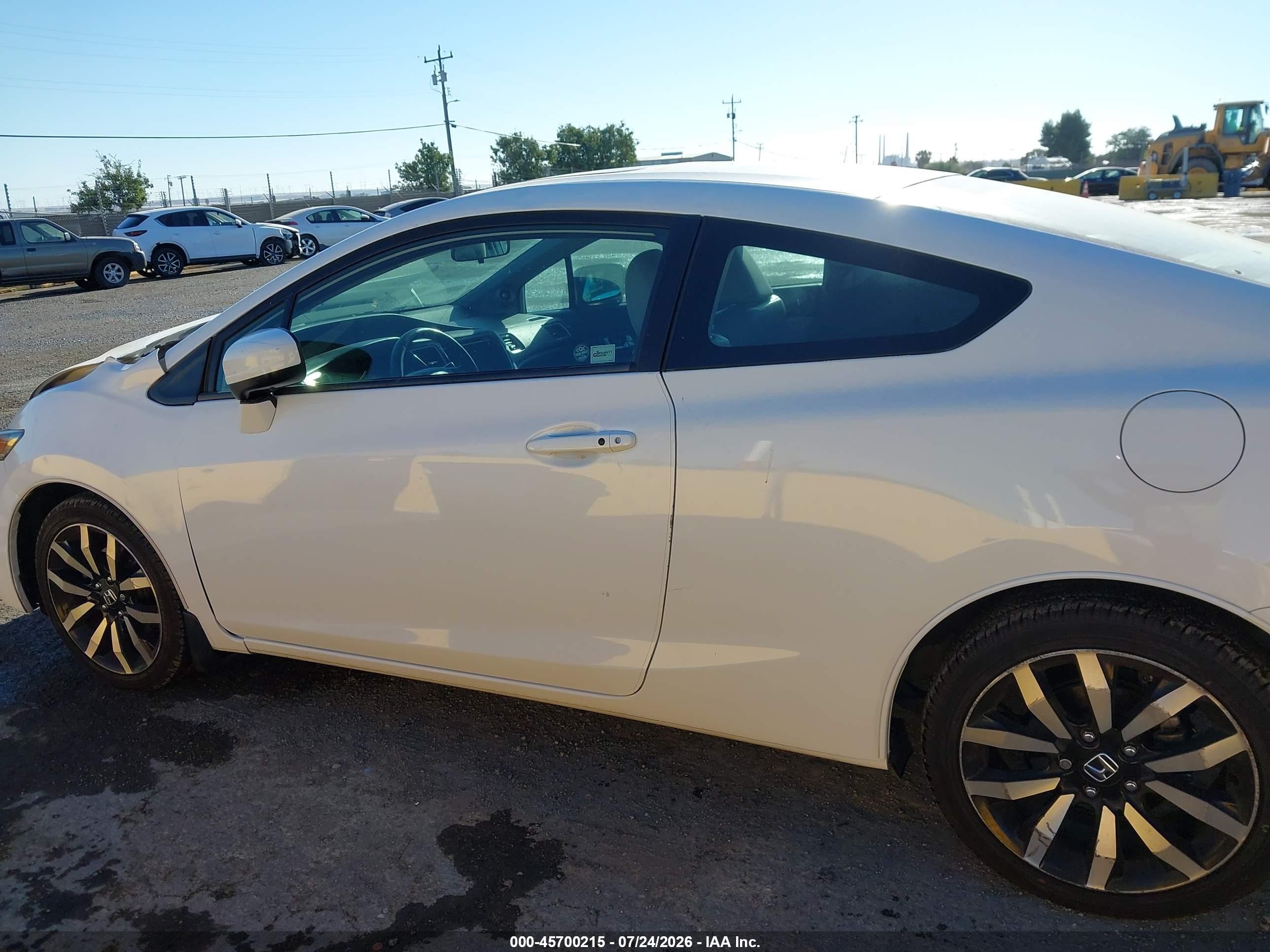 2015 Honda Civic Ex-l White vin: 2HGFG3B01FH531315