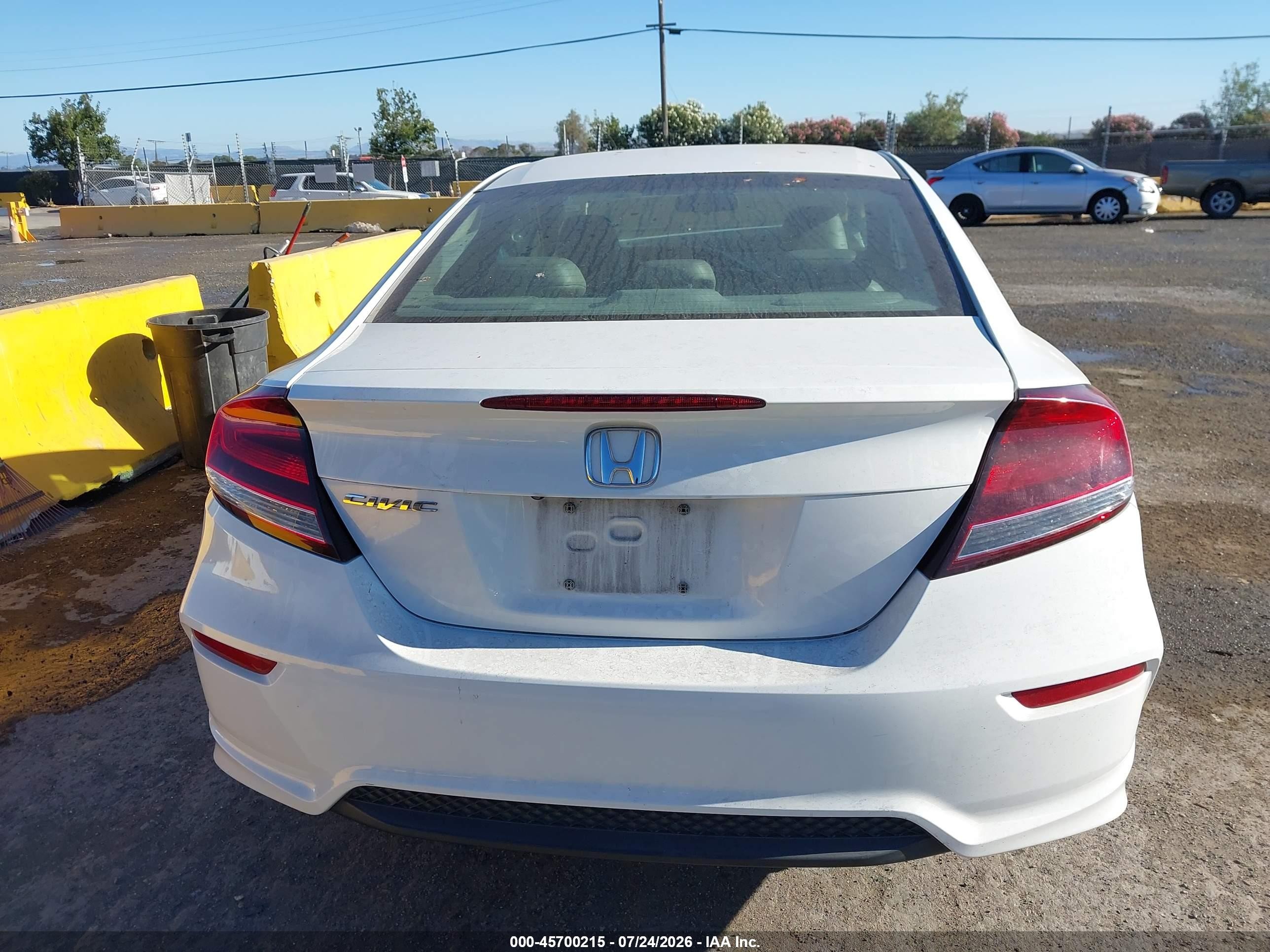 2015 Honda Civic Ex-l White vin: 2HGFG3B01FH531315
