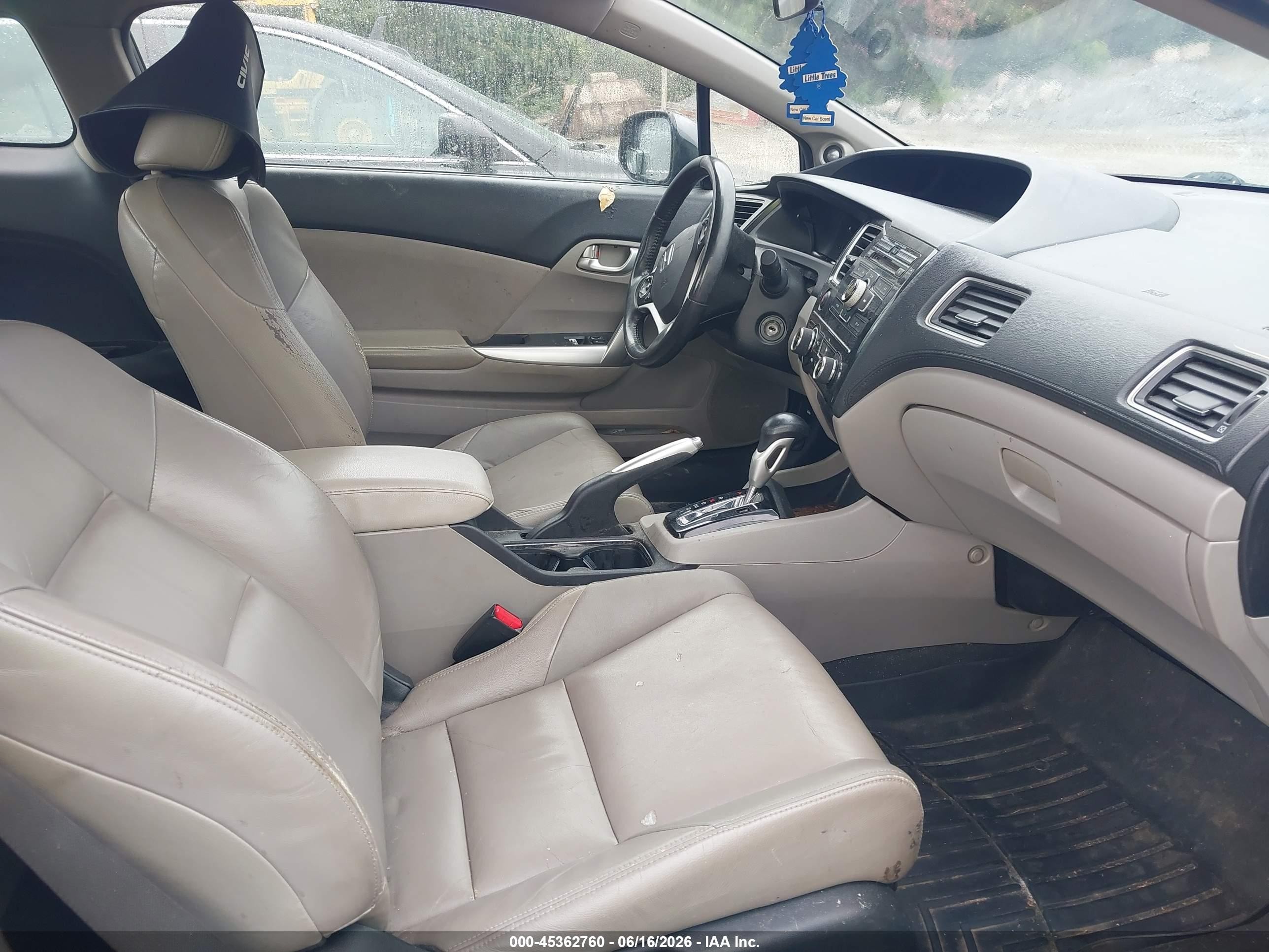2013 Honda Civic Ex-l Черный vin: 2HGFG3B02DH502919