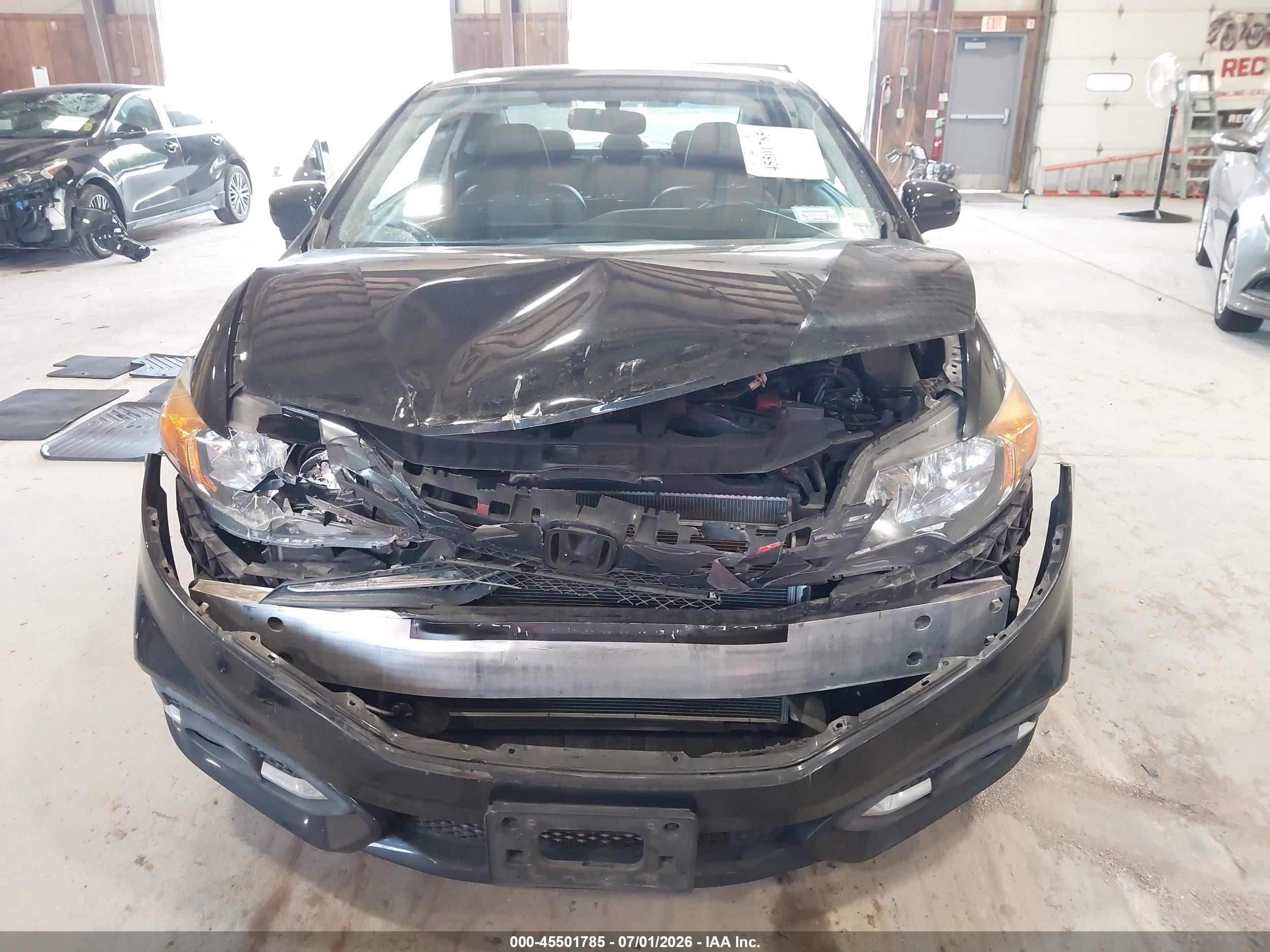 2014 Honda Civic Ex-l Black vin: 2HGFG3B02EH525411