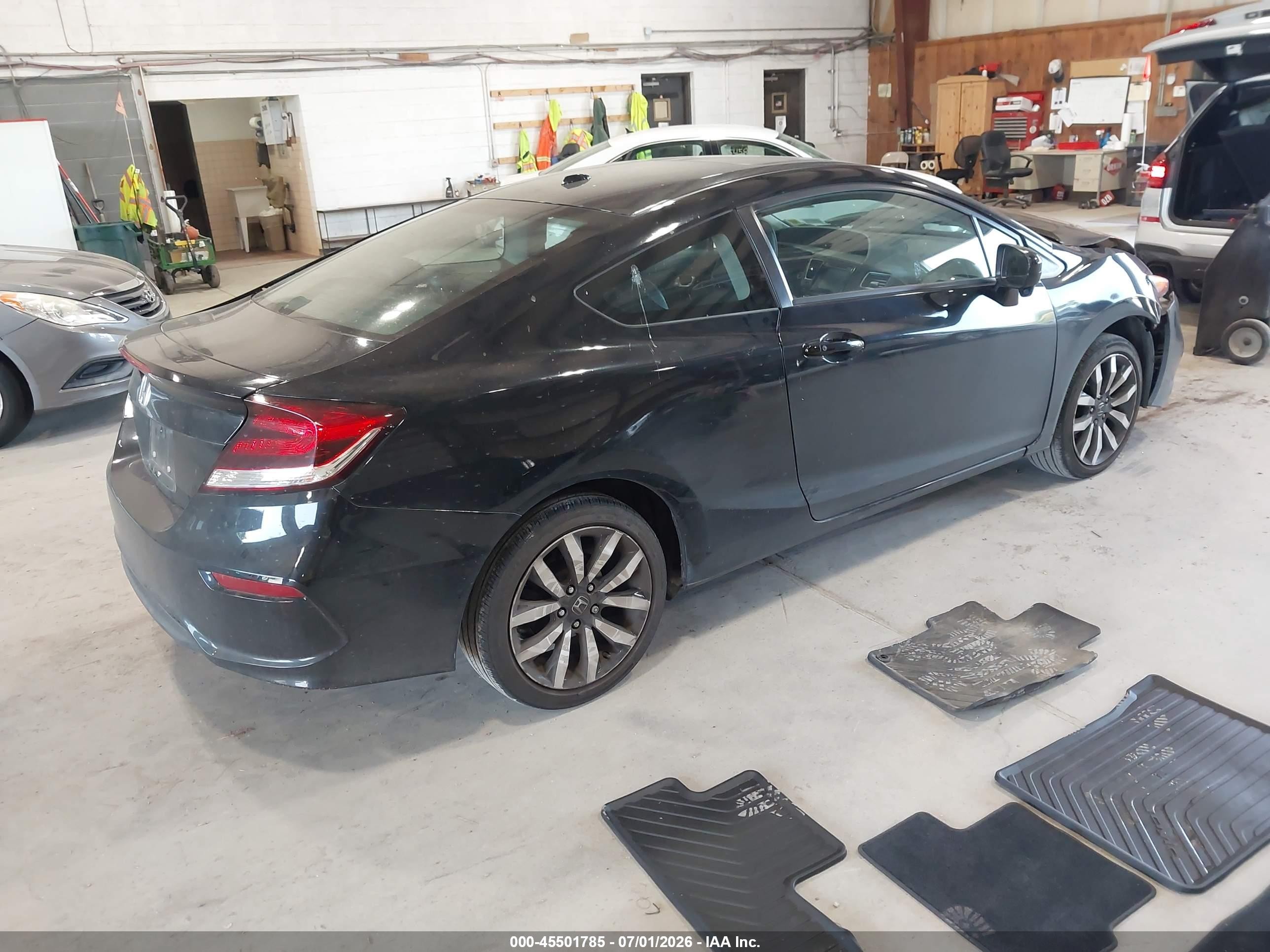 2014 Honda Civic Ex-l Black vin: 2HGFG3B02EH525411