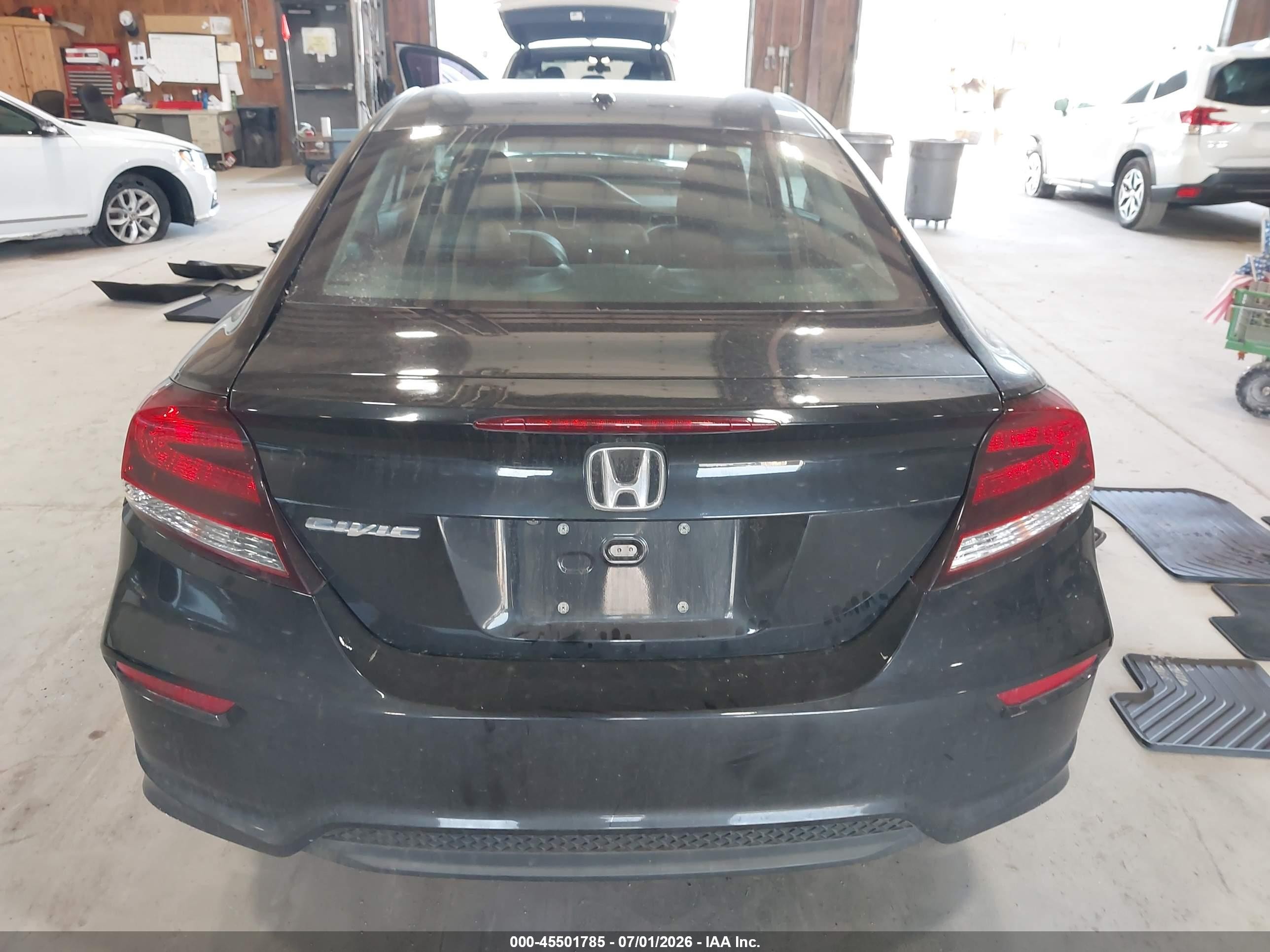 2014 Honda Civic Ex-l Black vin: 2HGFG3B02EH525411