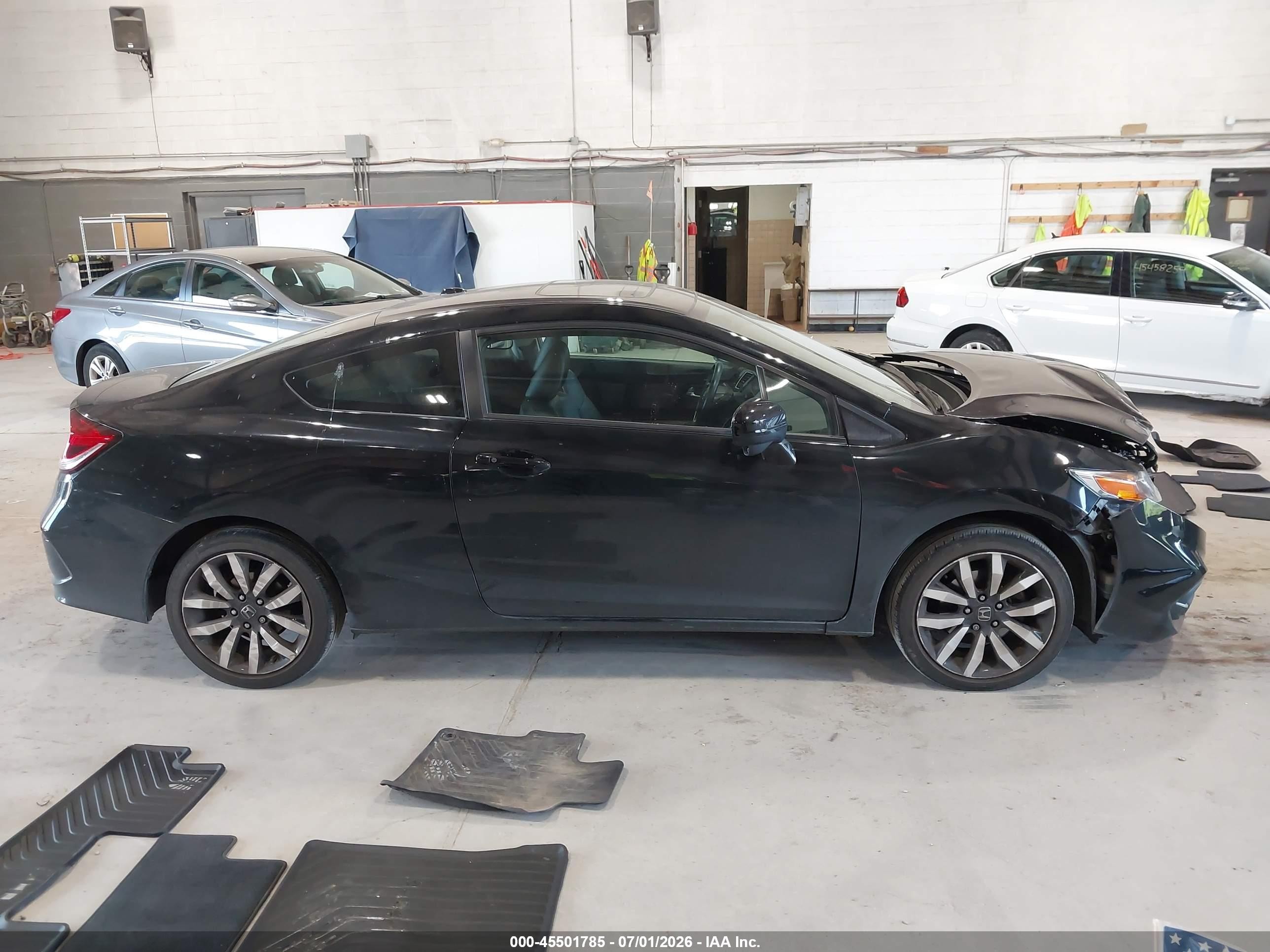 2014 Honda Civic Ex-l Black vin: 2HGFG3B02EH525411