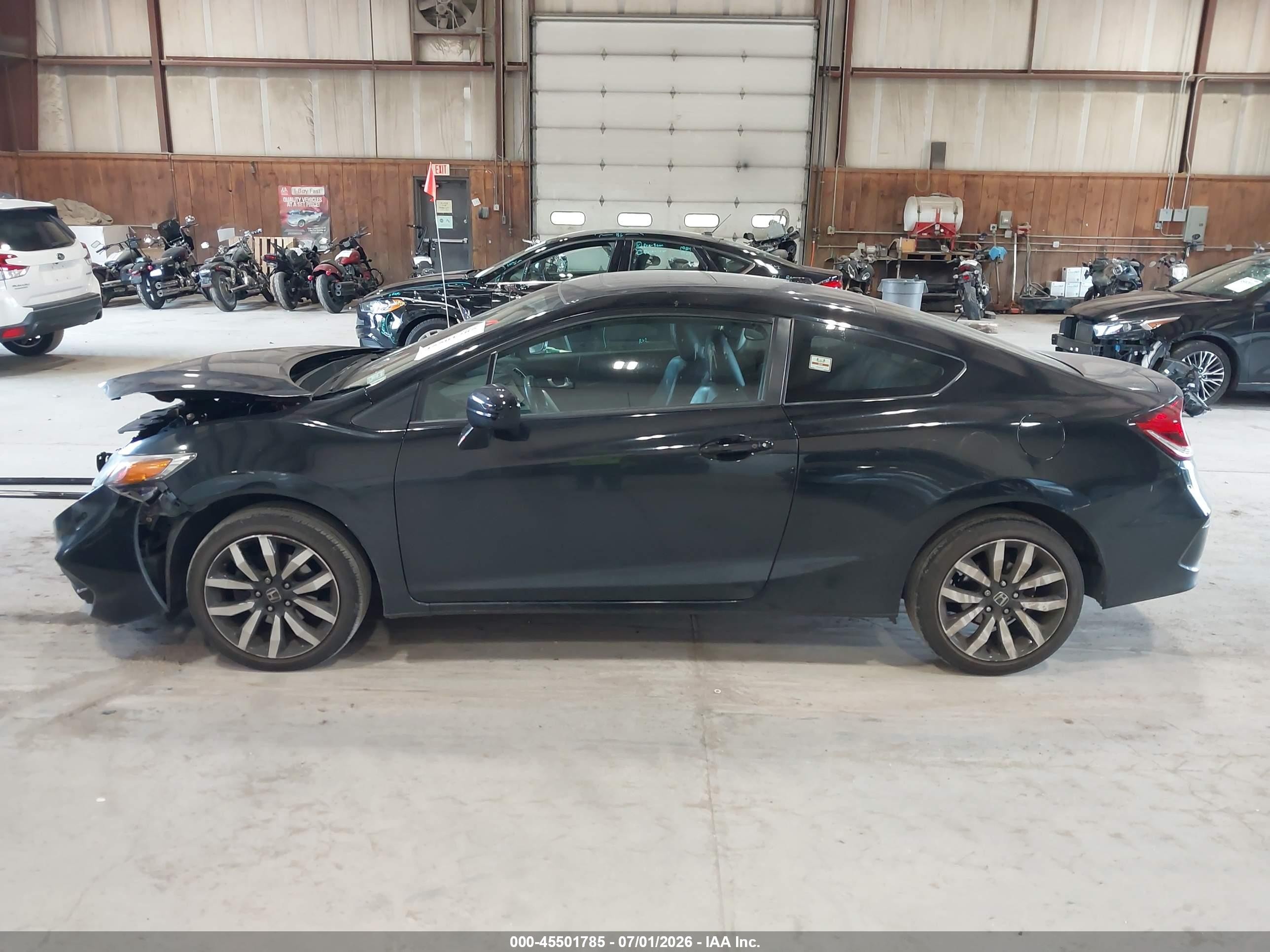 2014 Honda Civic Ex-l Black vin: 2HGFG3B02EH525411