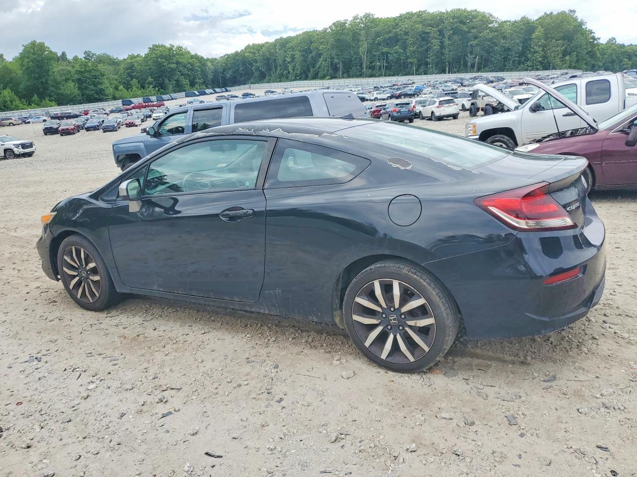 2015 Honda Civic Exl Черный vin: 2HGFG3B02FH531629