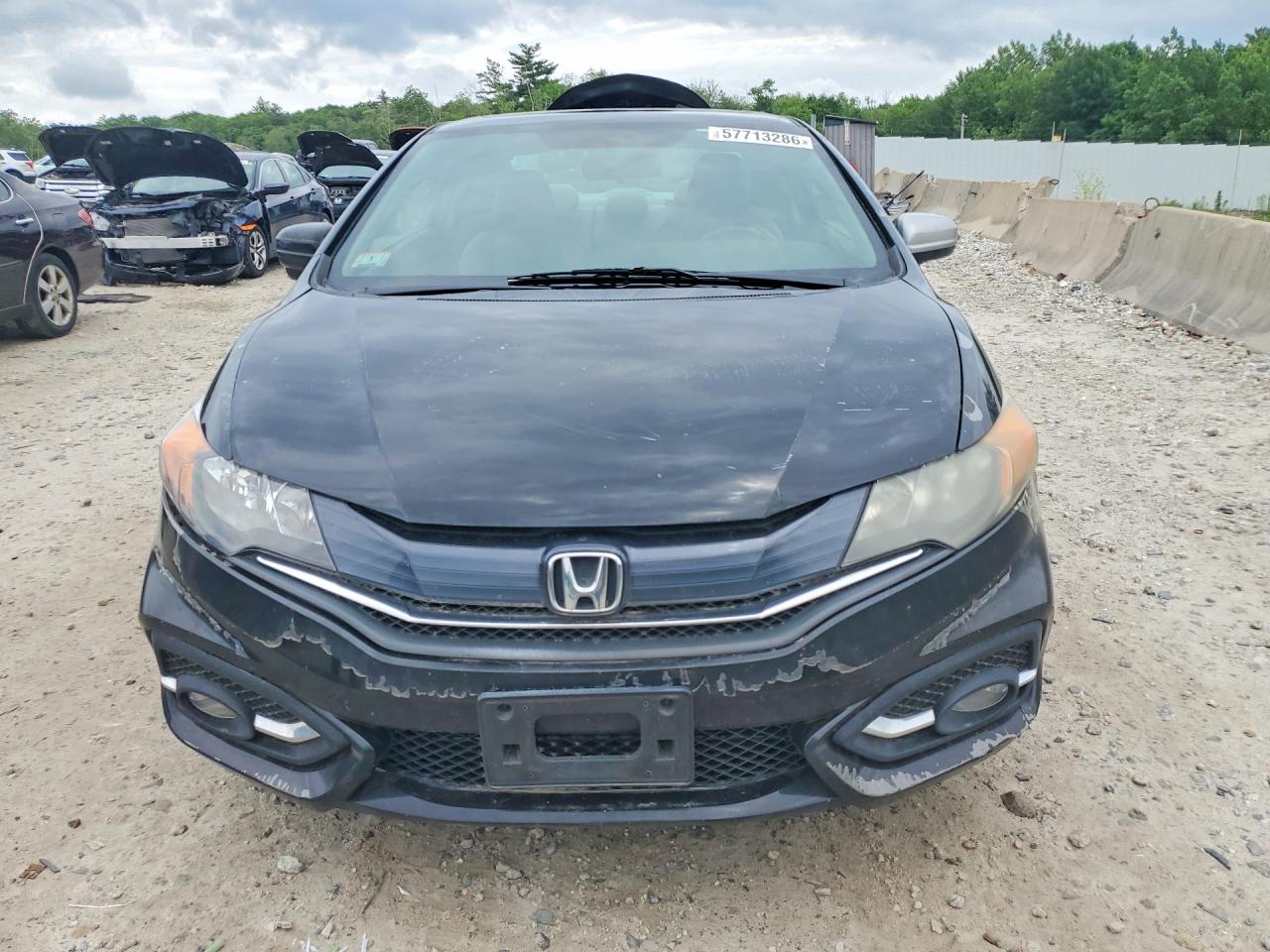 2015 Honda Civic Exl Черный vin: 2HGFG3B02FH531629