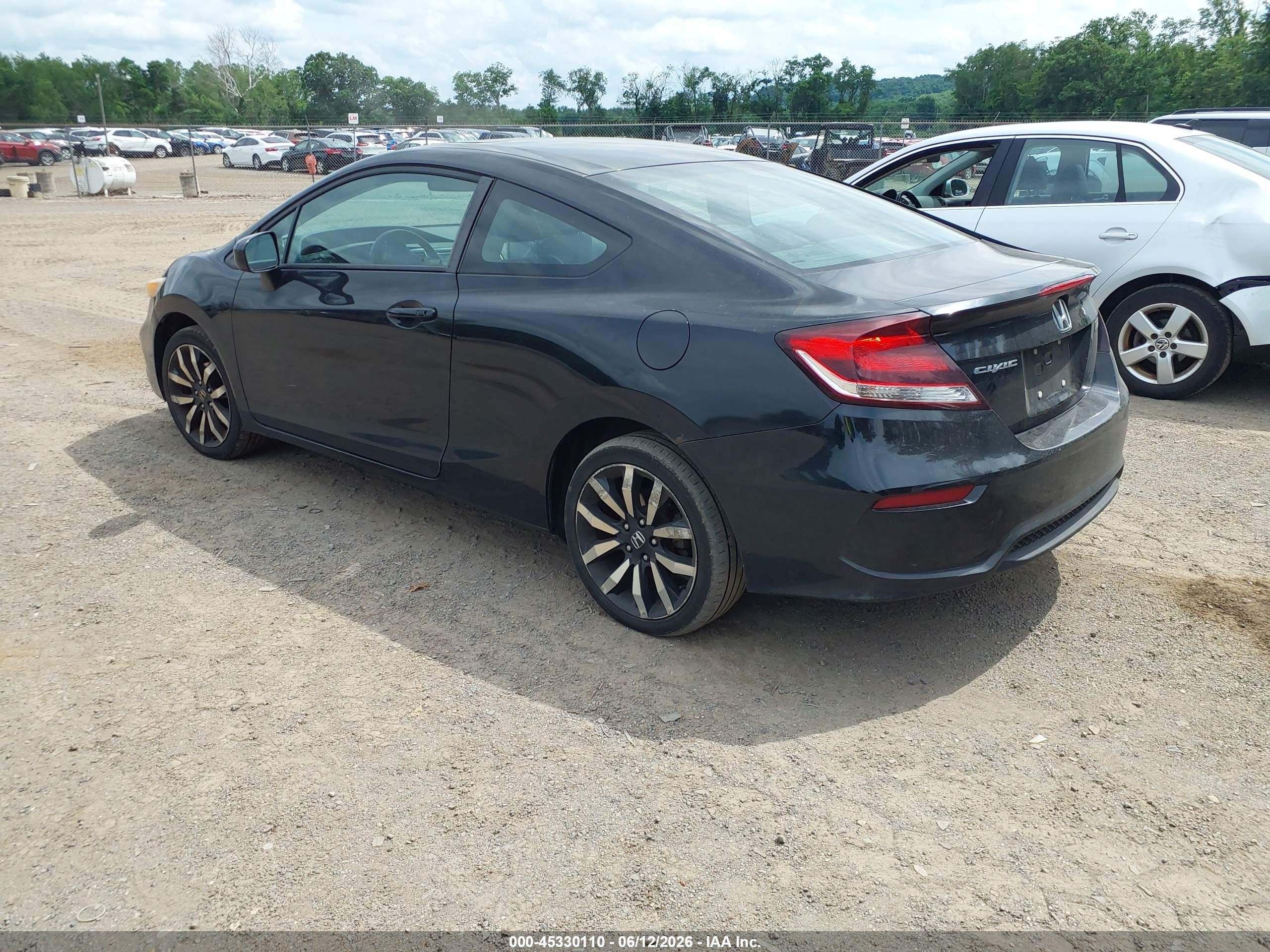 2014 Honda Civic Ex-l Black vin: 2HGFG3B03EH516331
