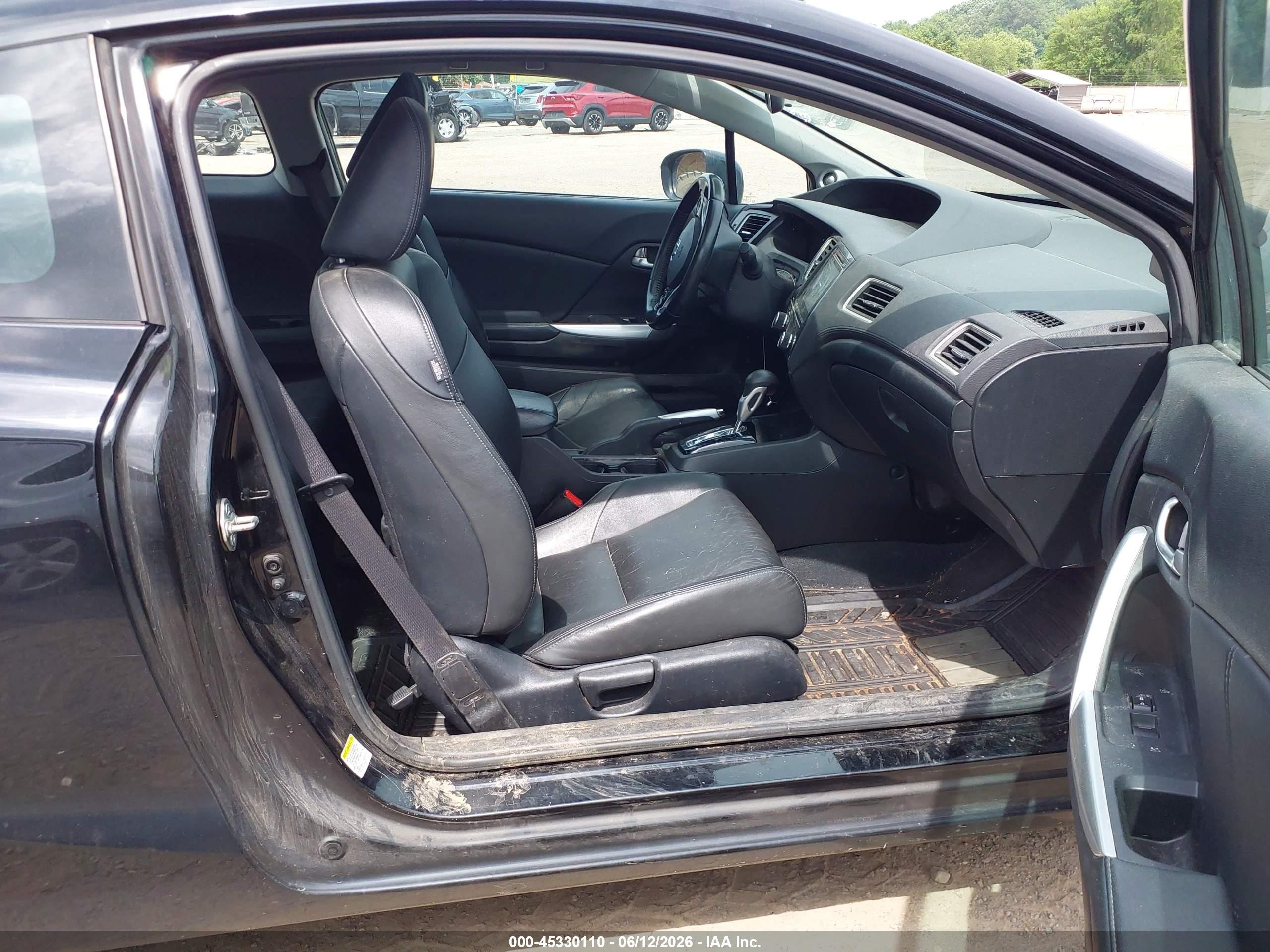 2014 Honda Civic Ex-l Black vin: 2HGFG3B03EH516331