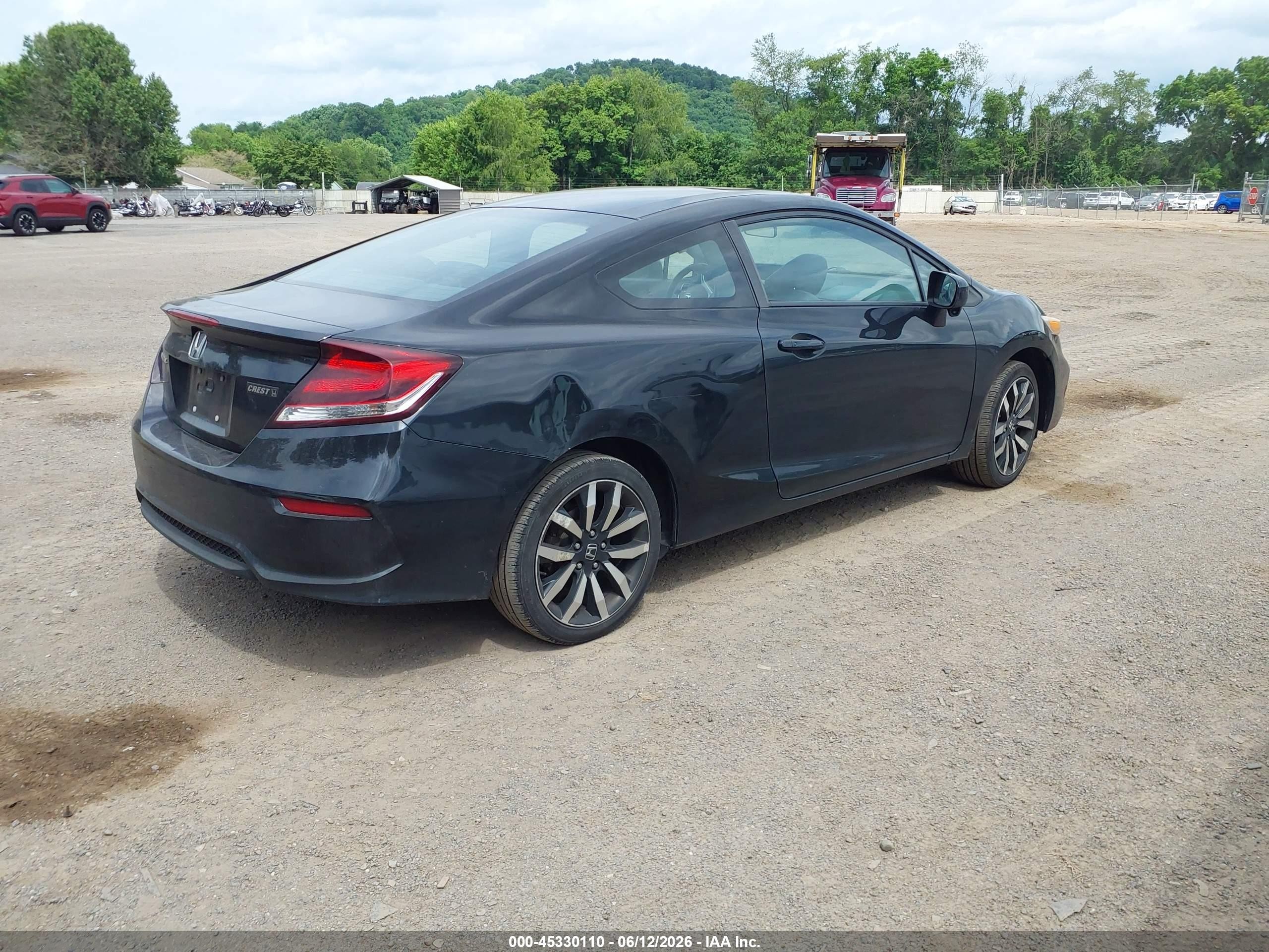 2014 Honda Civic Ex-l Black vin: 2HGFG3B03EH516331