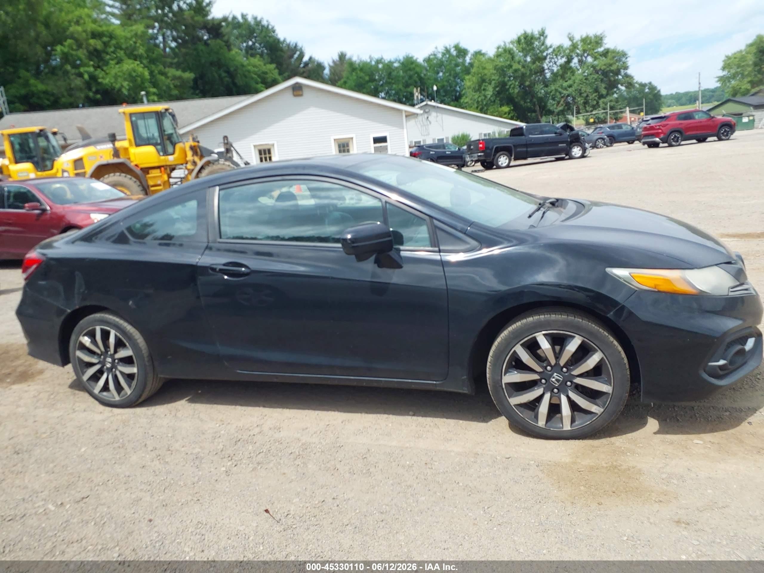 2014 Honda Civic Ex-l Black vin: 2HGFG3B03EH516331