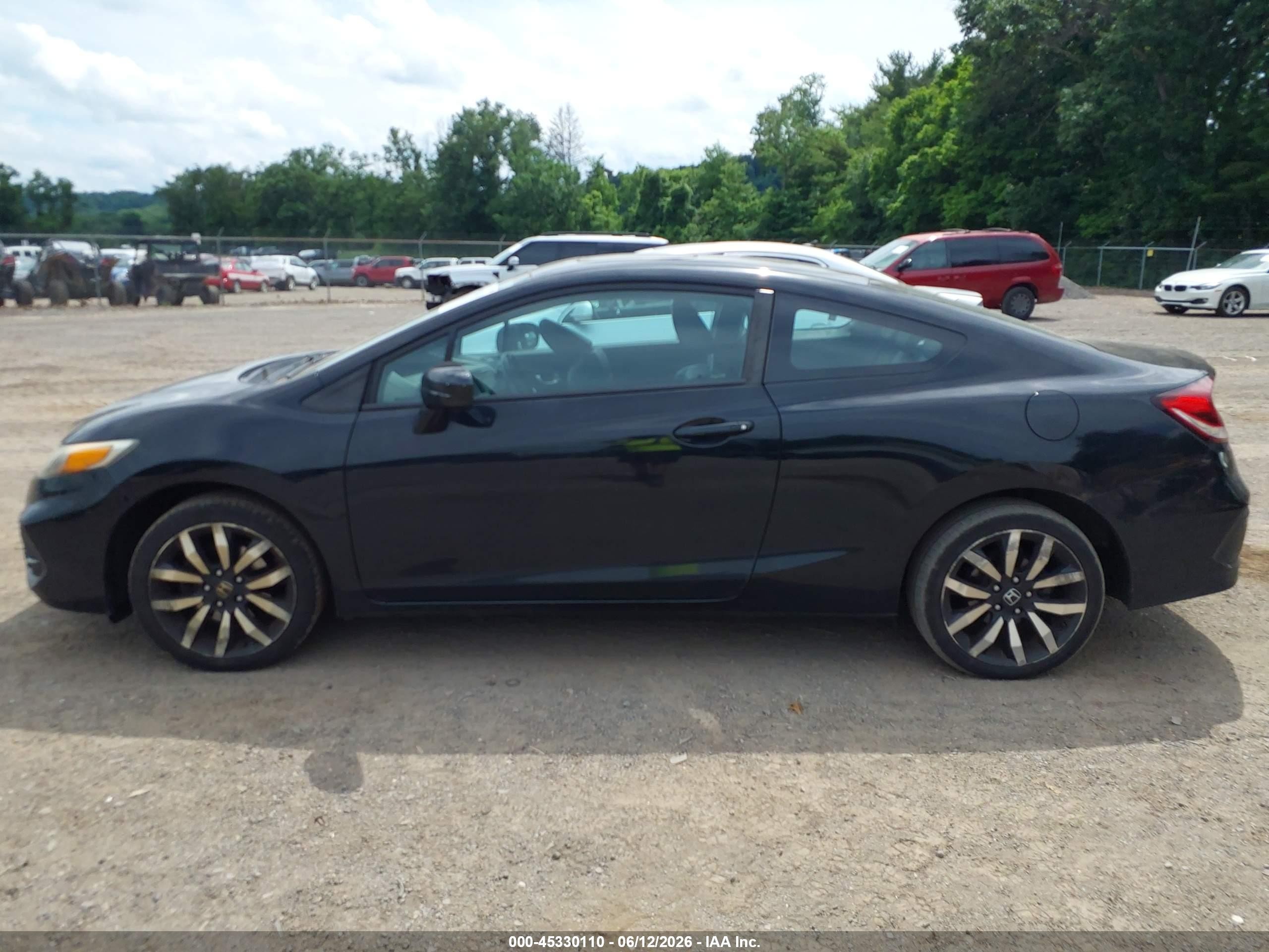 2014 Honda Civic Ex-l Black vin: 2HGFG3B03EH516331