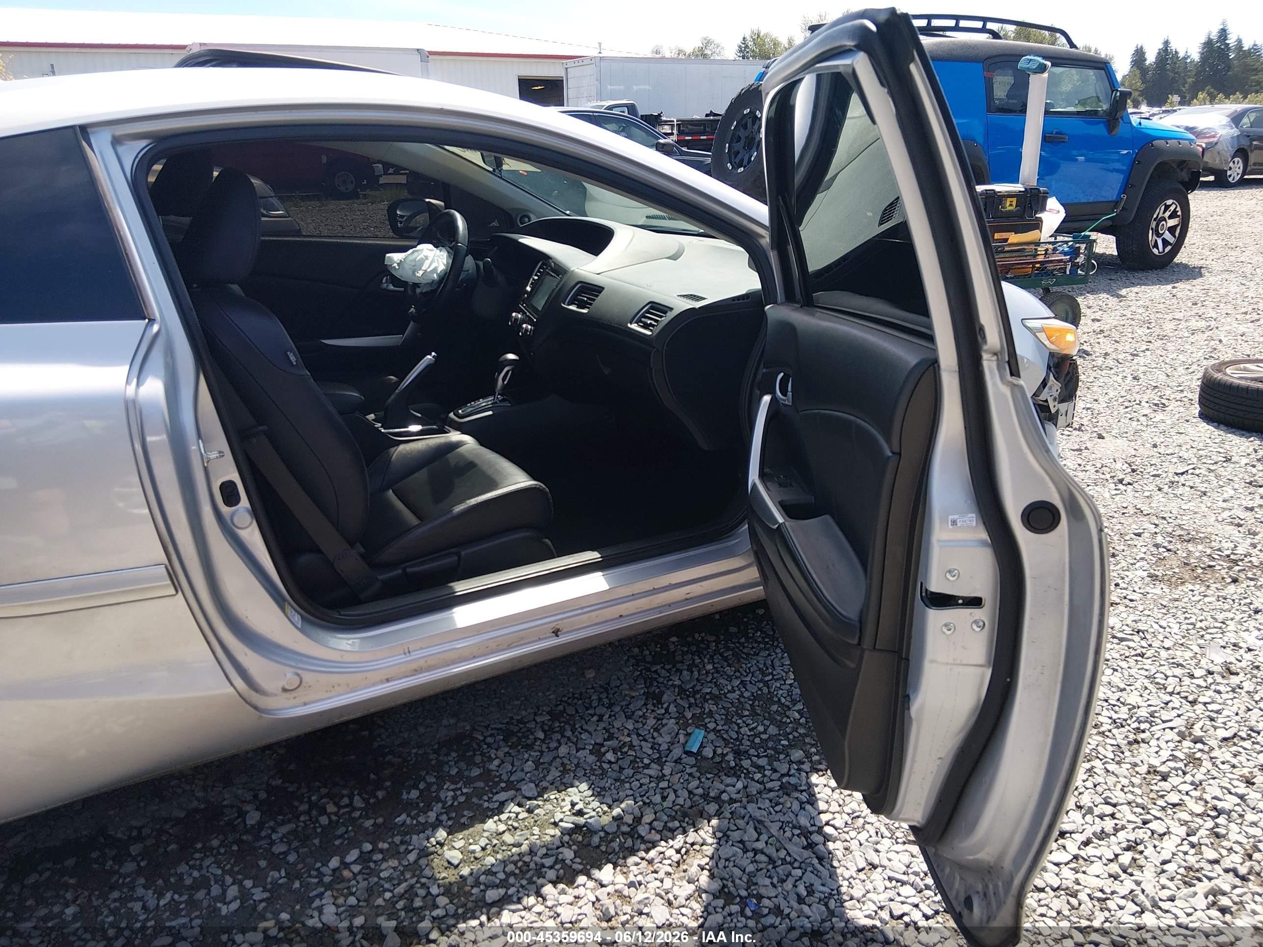 2014 Honda Civic Ex-l Silver vin: 2HGFG3B03EH517415