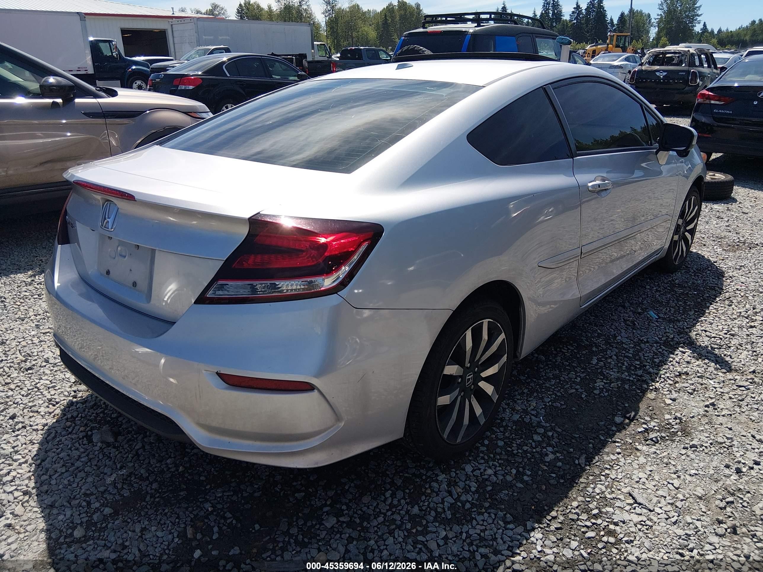 2014 Honda Civic Ex-l Silver vin: 2HGFG3B03EH517415