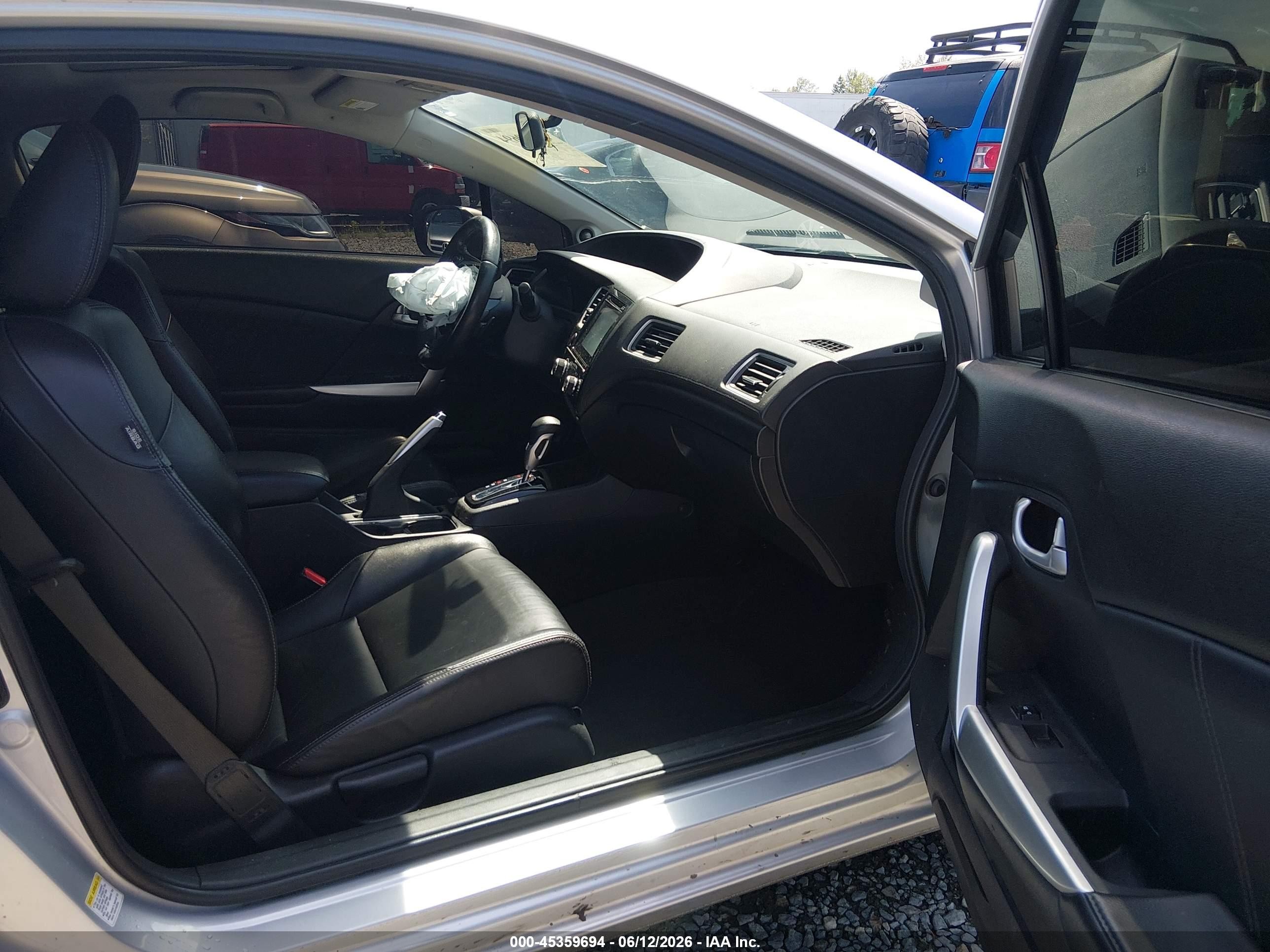 2014 Honda Civic Ex-l Silver vin: 2HGFG3B03EH517415