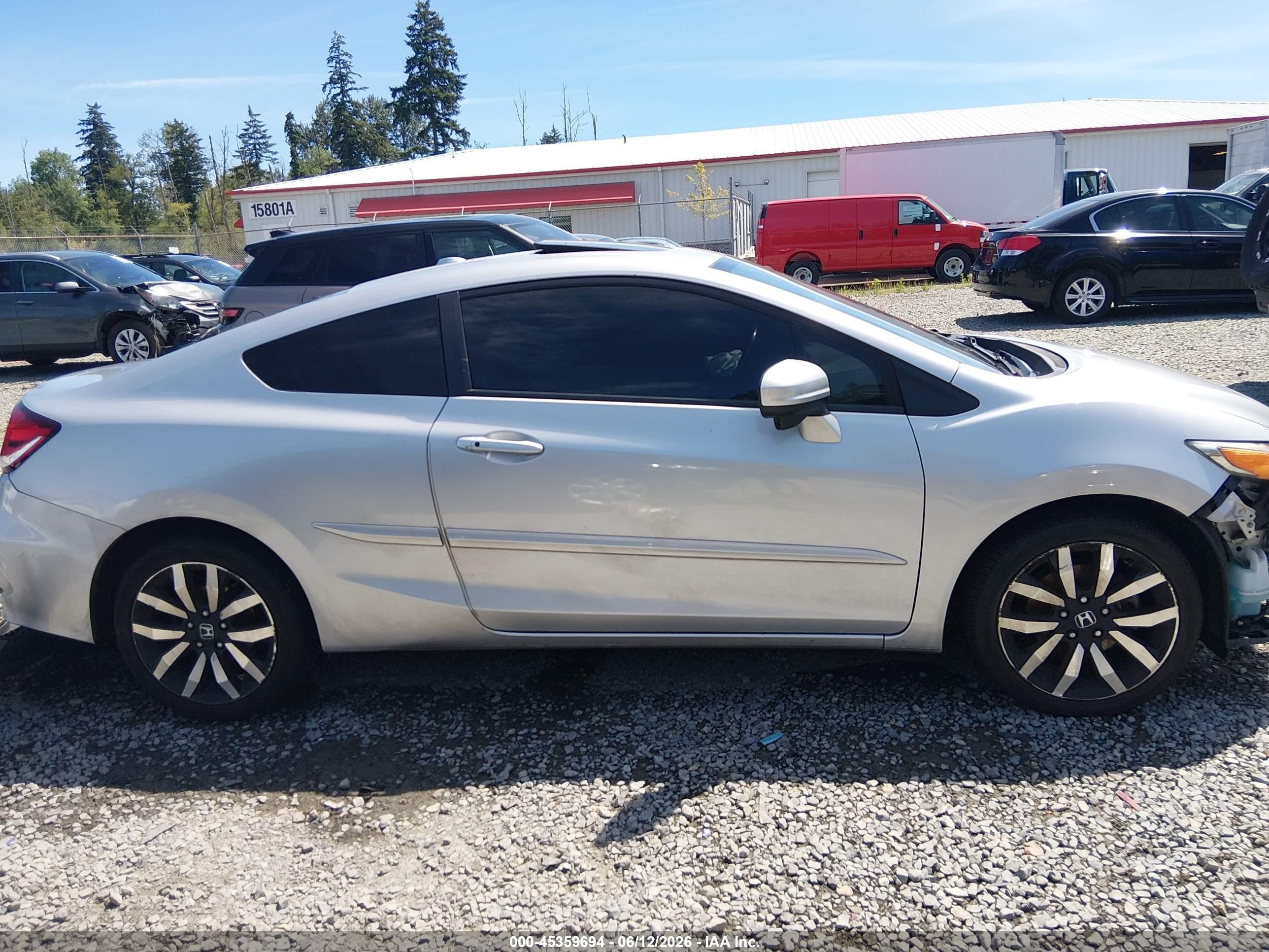 2014 Honda Civic Ex-l Silver vin: 2HGFG3B03EH517415