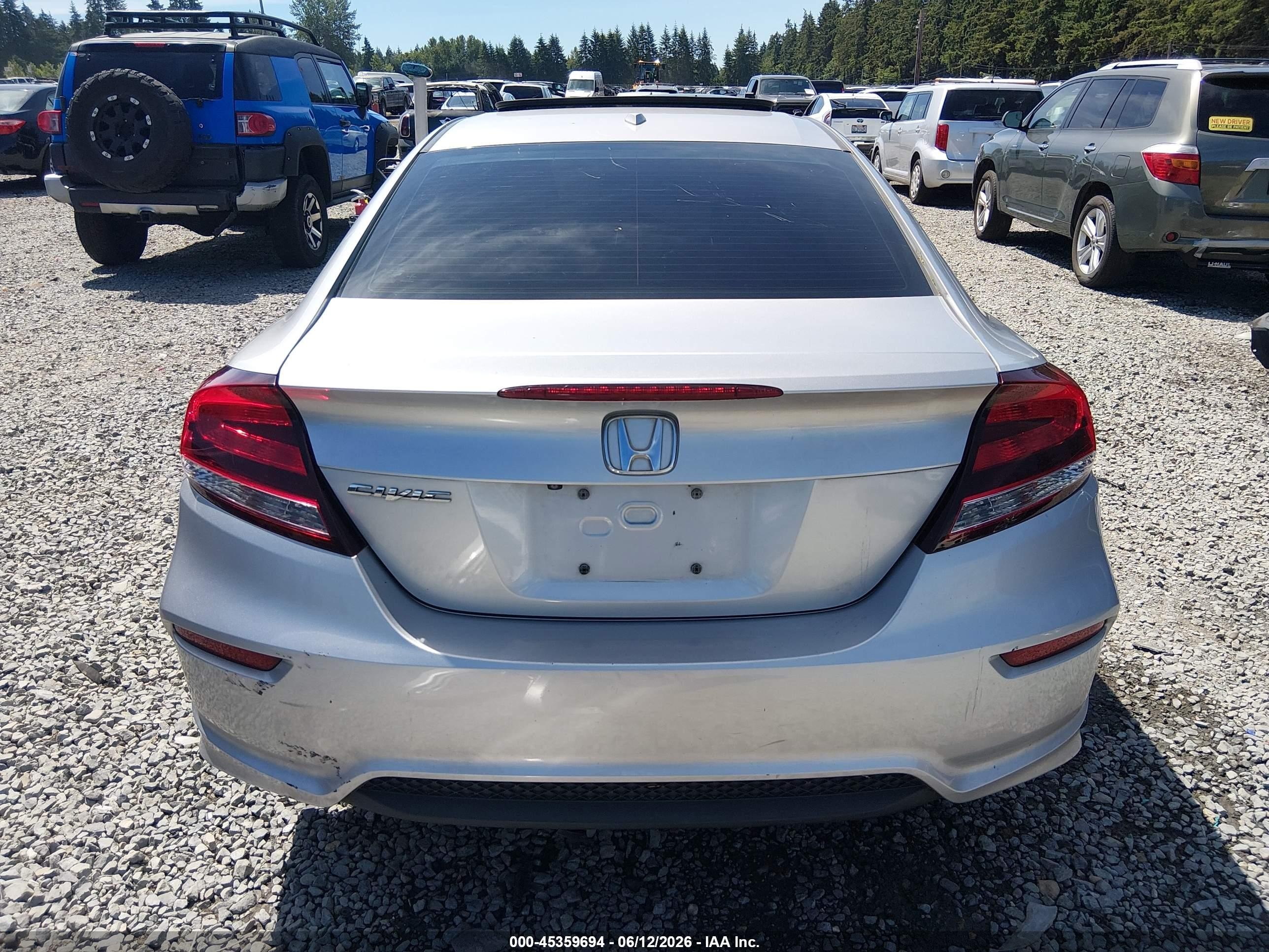 2014 Honda Civic Ex-l Silver vin: 2HGFG3B03EH517415