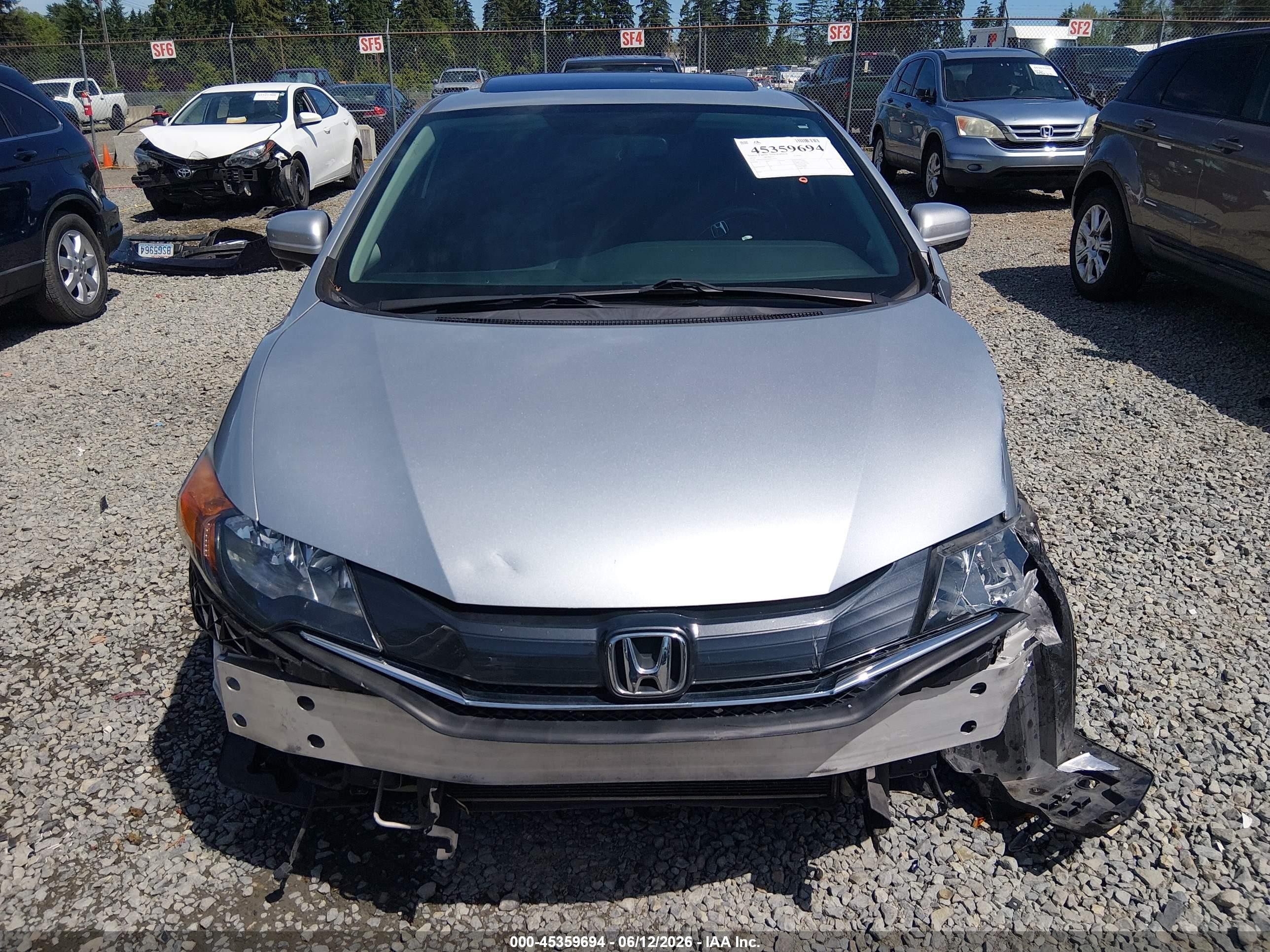2014 Honda Civic Ex-l Silver vin: 2HGFG3B03EH517415