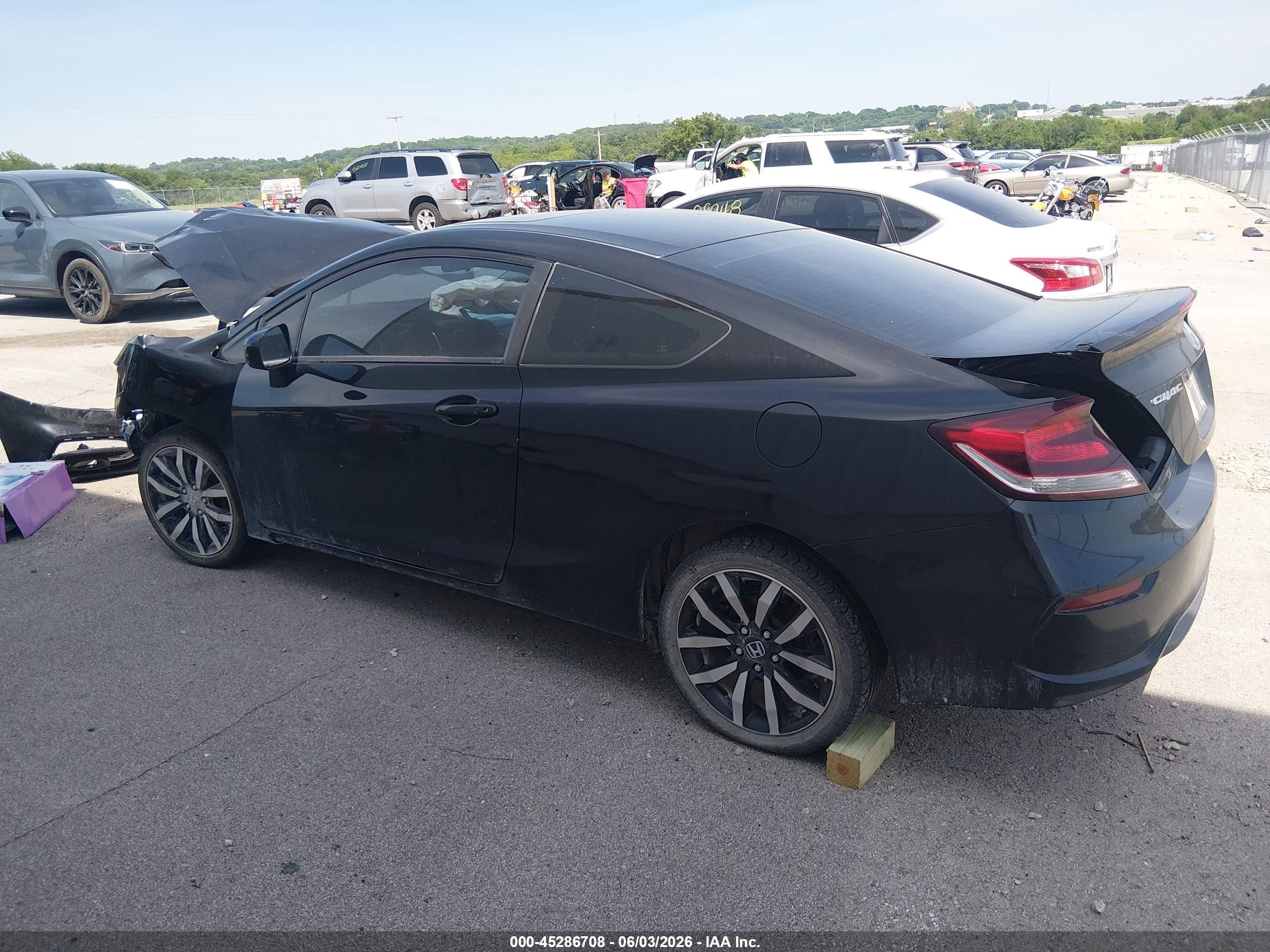 2015 Honda Civic Ex-l Черный vin: 2HGFG3B03FH504519