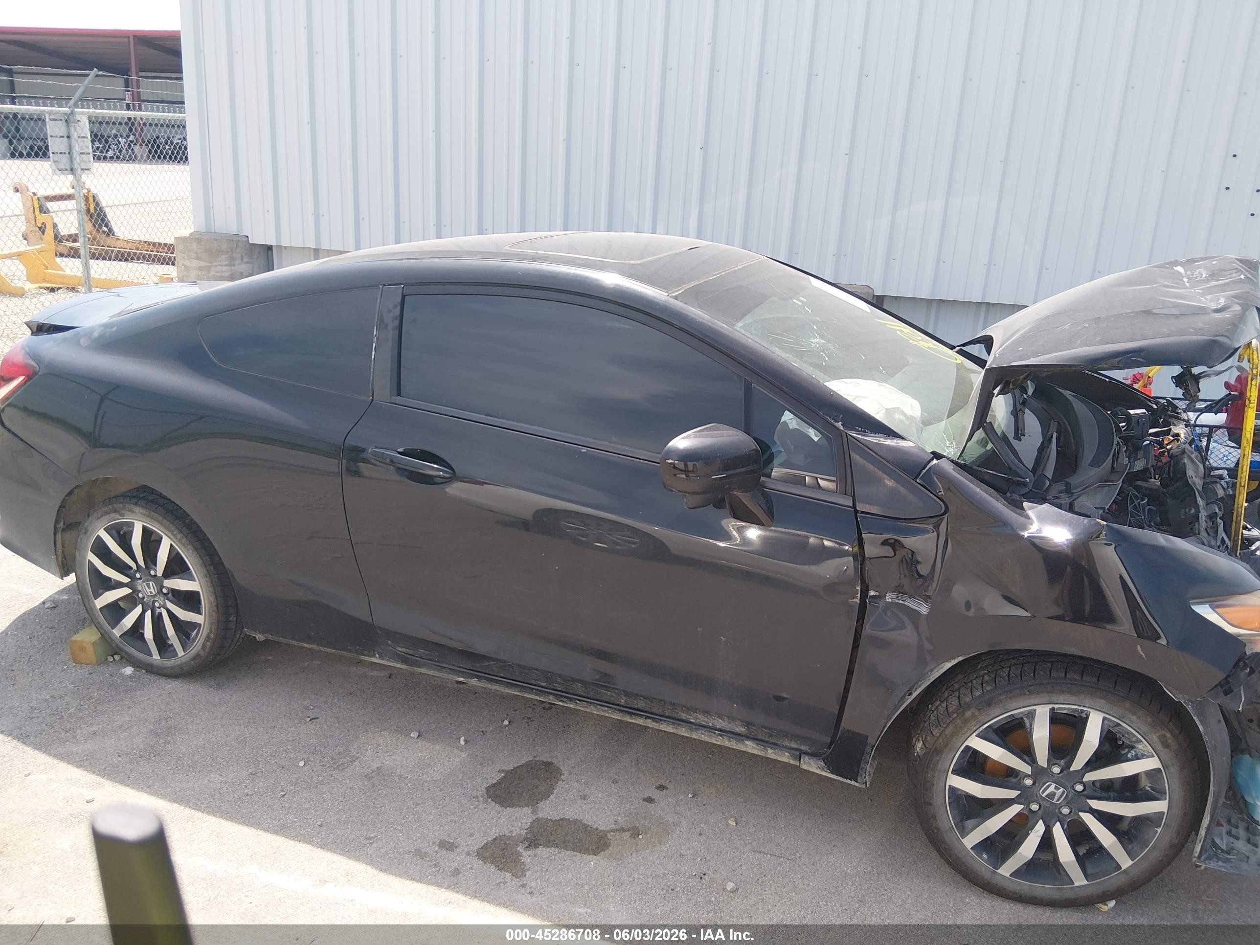 2015 Honda Civic Ex-l Черный vin: 2HGFG3B03FH504519