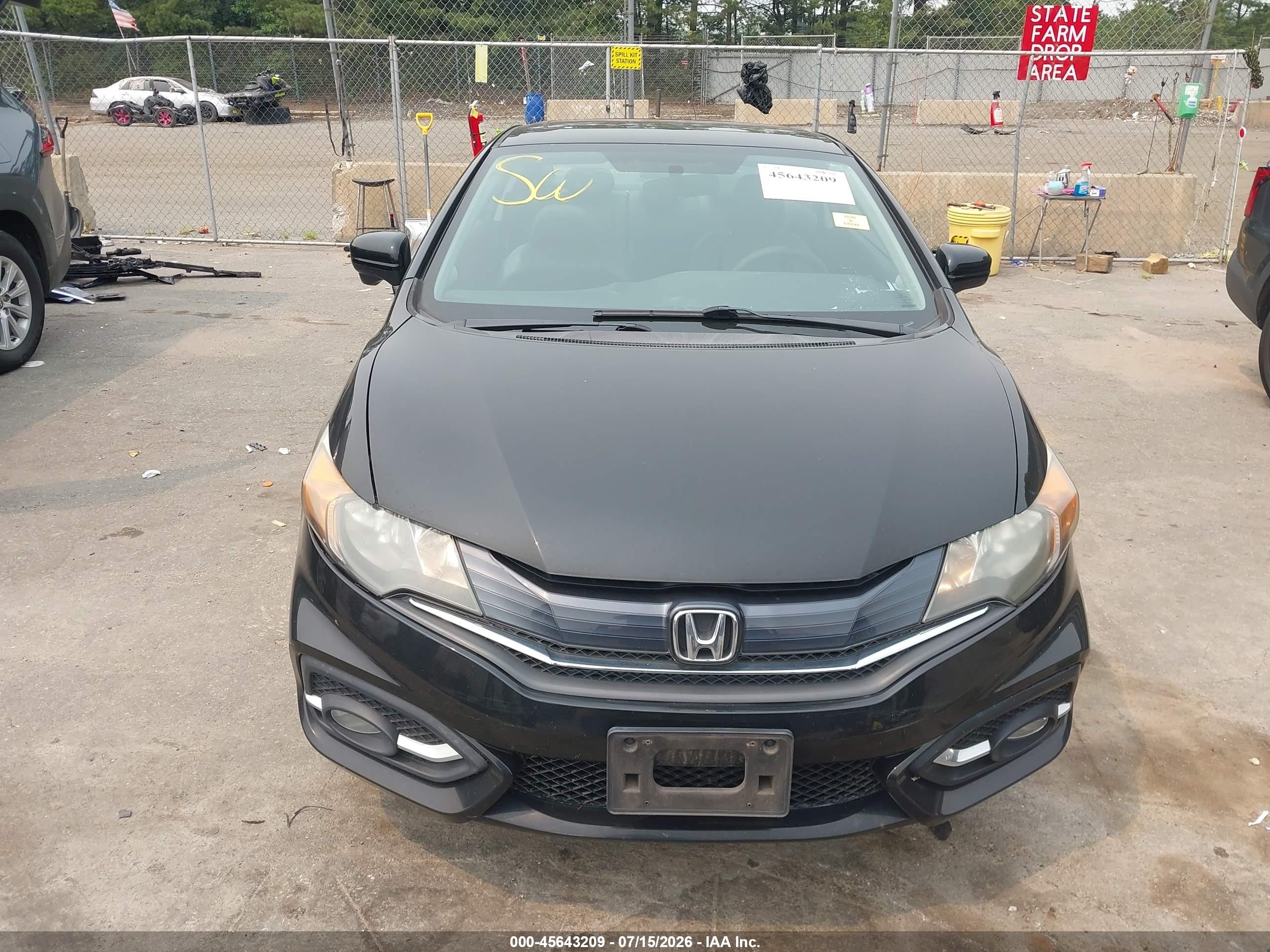 2015 Honda Civic Ex-l Black vin: 2HGFG3B03FH511275