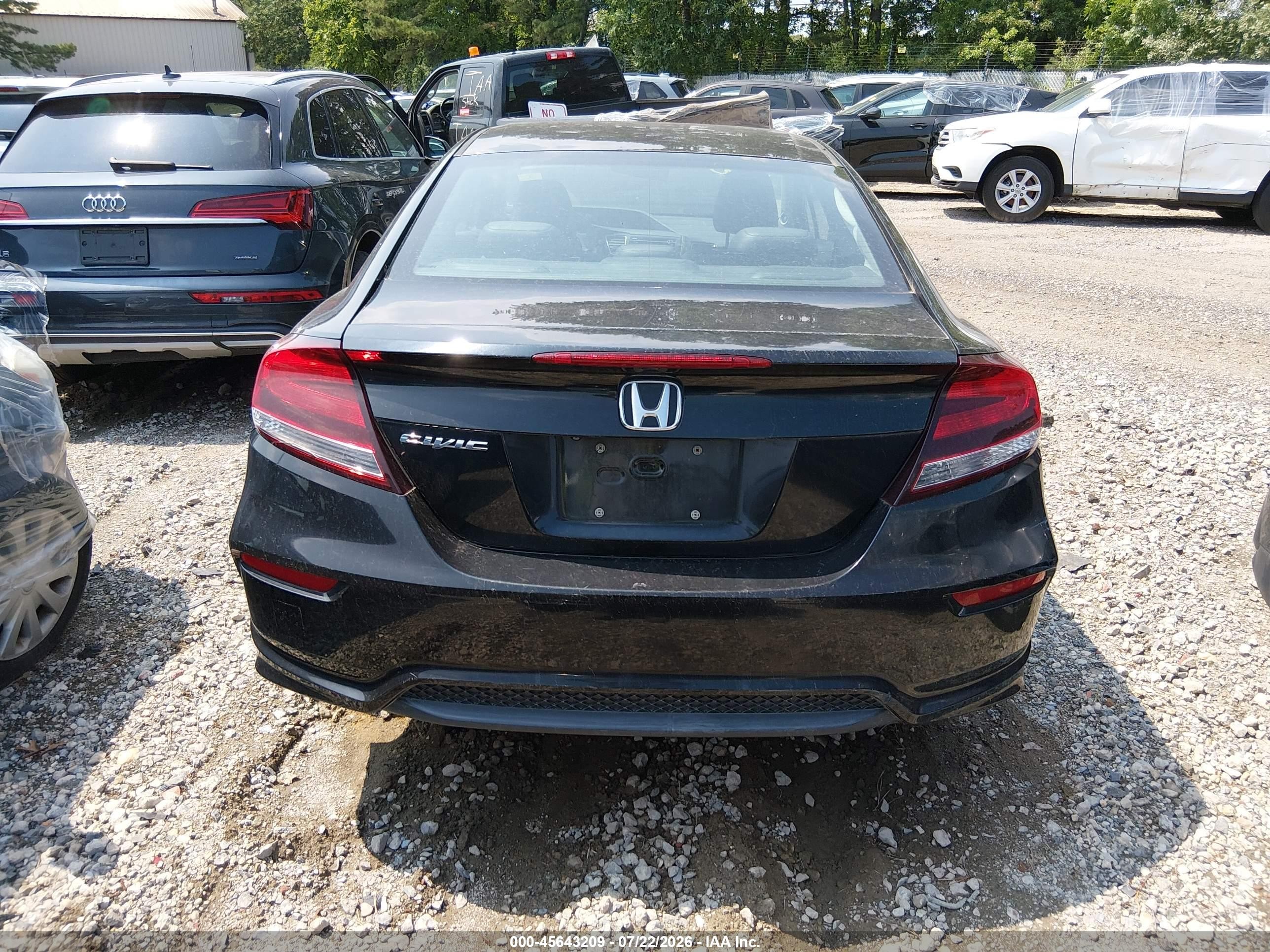 2015 Honda Civic Ex-l Black vin: 2HGFG3B03FH511275