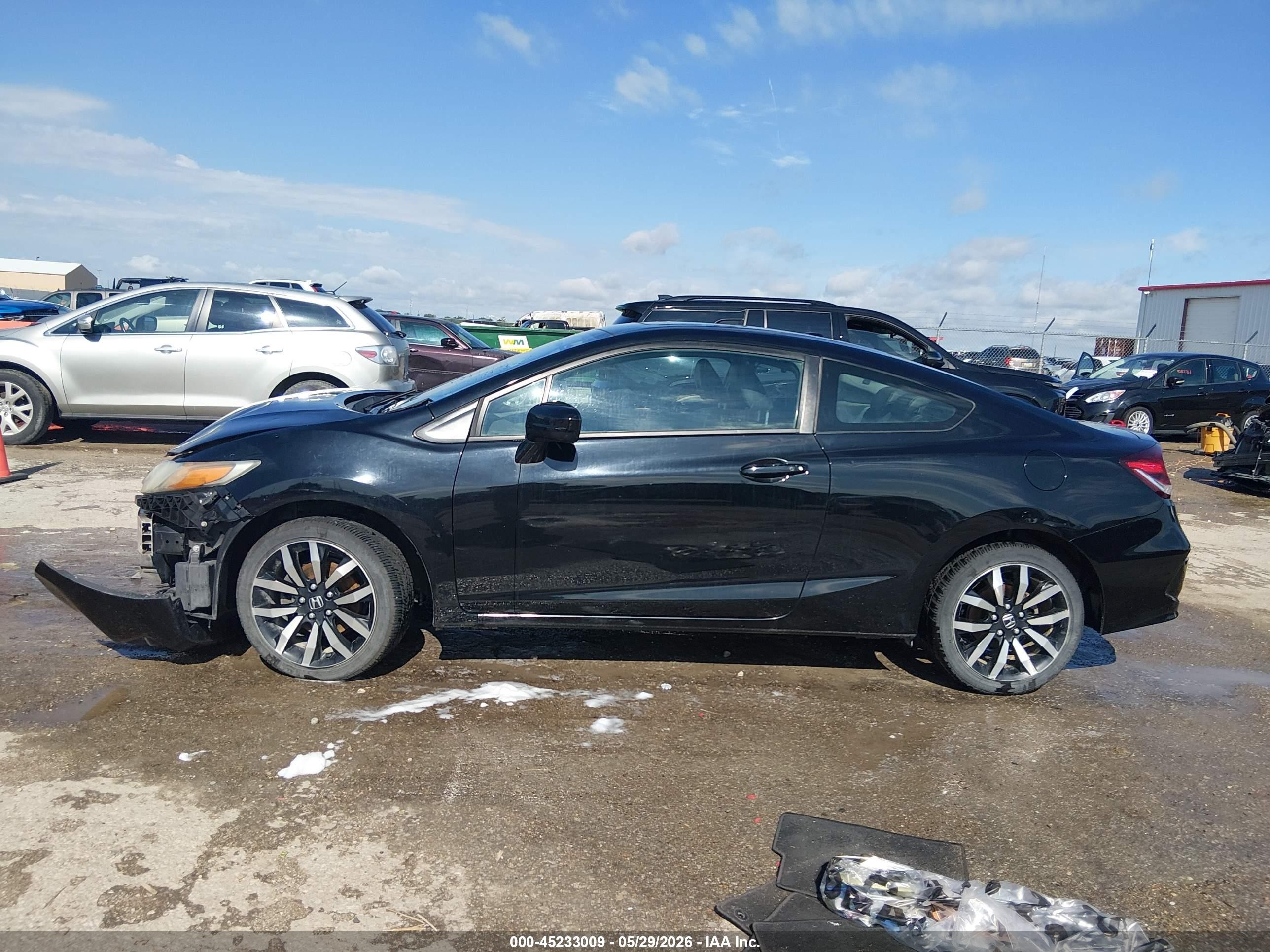 2015 Honda Civic Ex-l Черный vin: 2HGFG3B03FH519957
