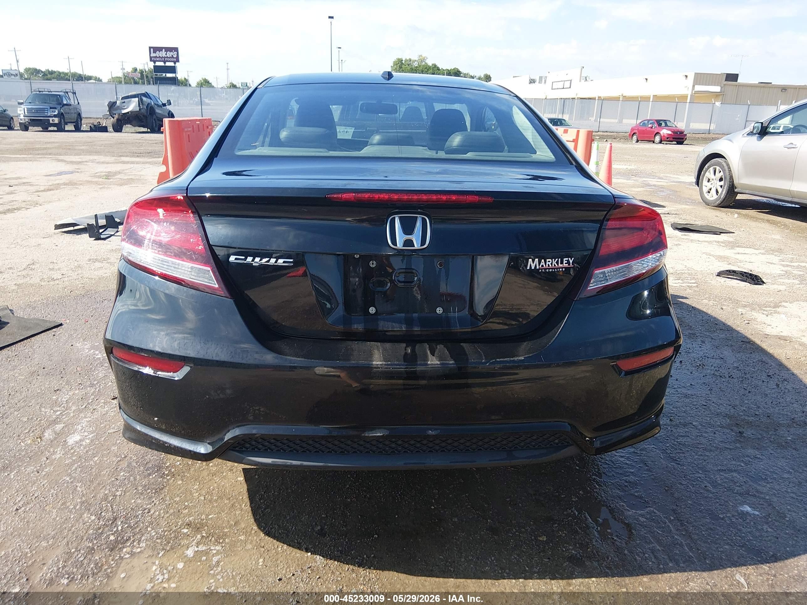 2015 Honda Civic Ex-l Черный vin: 2HGFG3B03FH519957