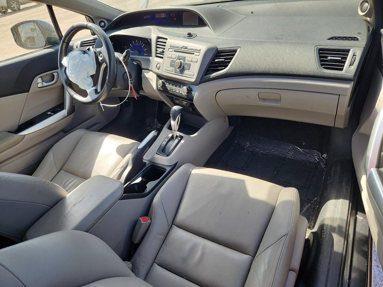 2012 Honda Civic Exl Gray vin: 2HGFG3B04CH515895