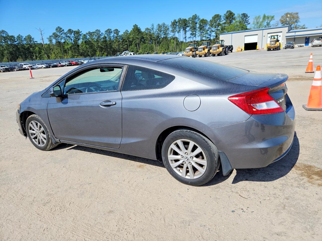 2012 Honda Civic Exl Gray vin: 2HGFG3B04CH515895