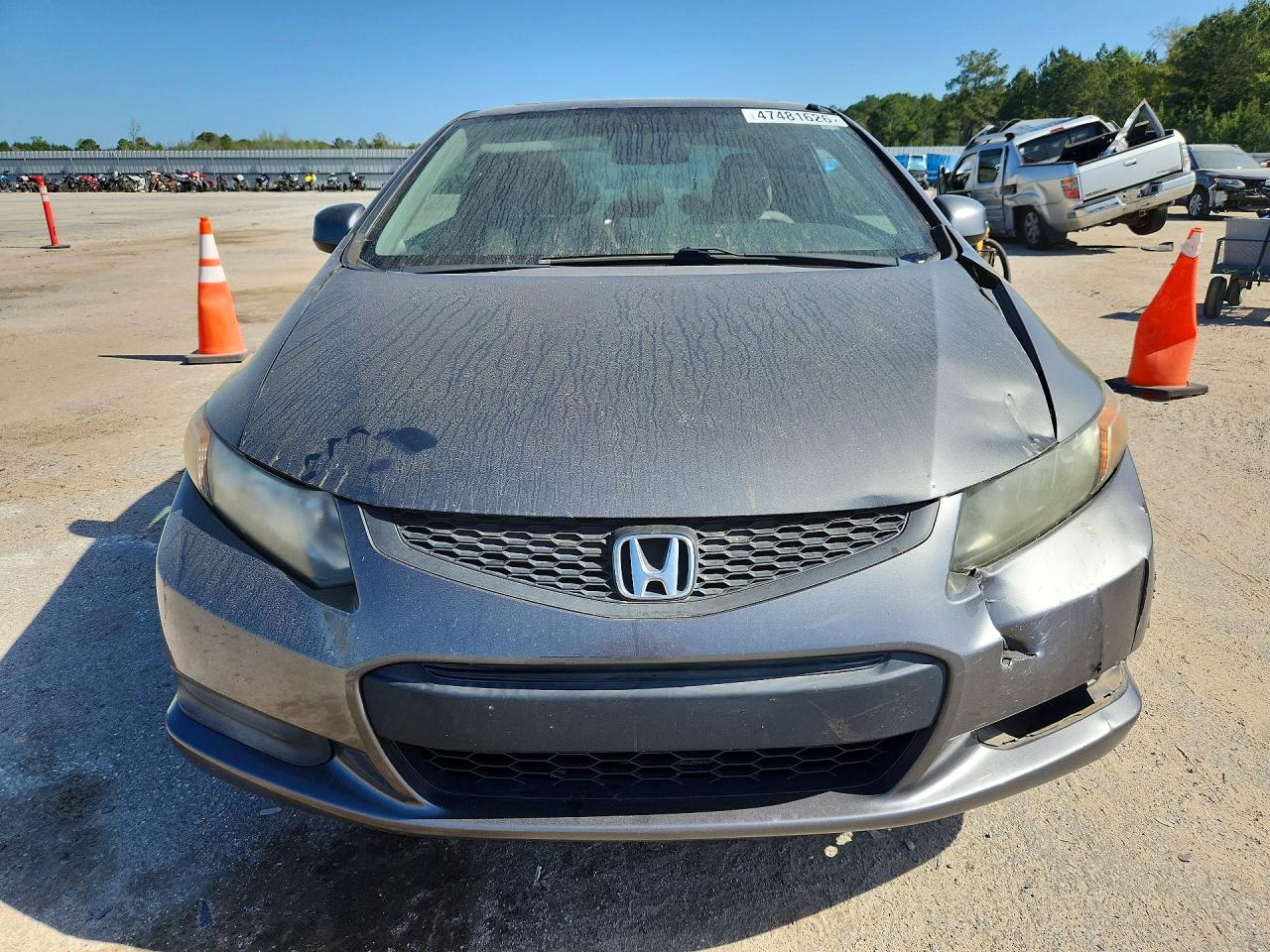 2012 Honda Civic Exl Gray vin: 2HGFG3B04CH515895