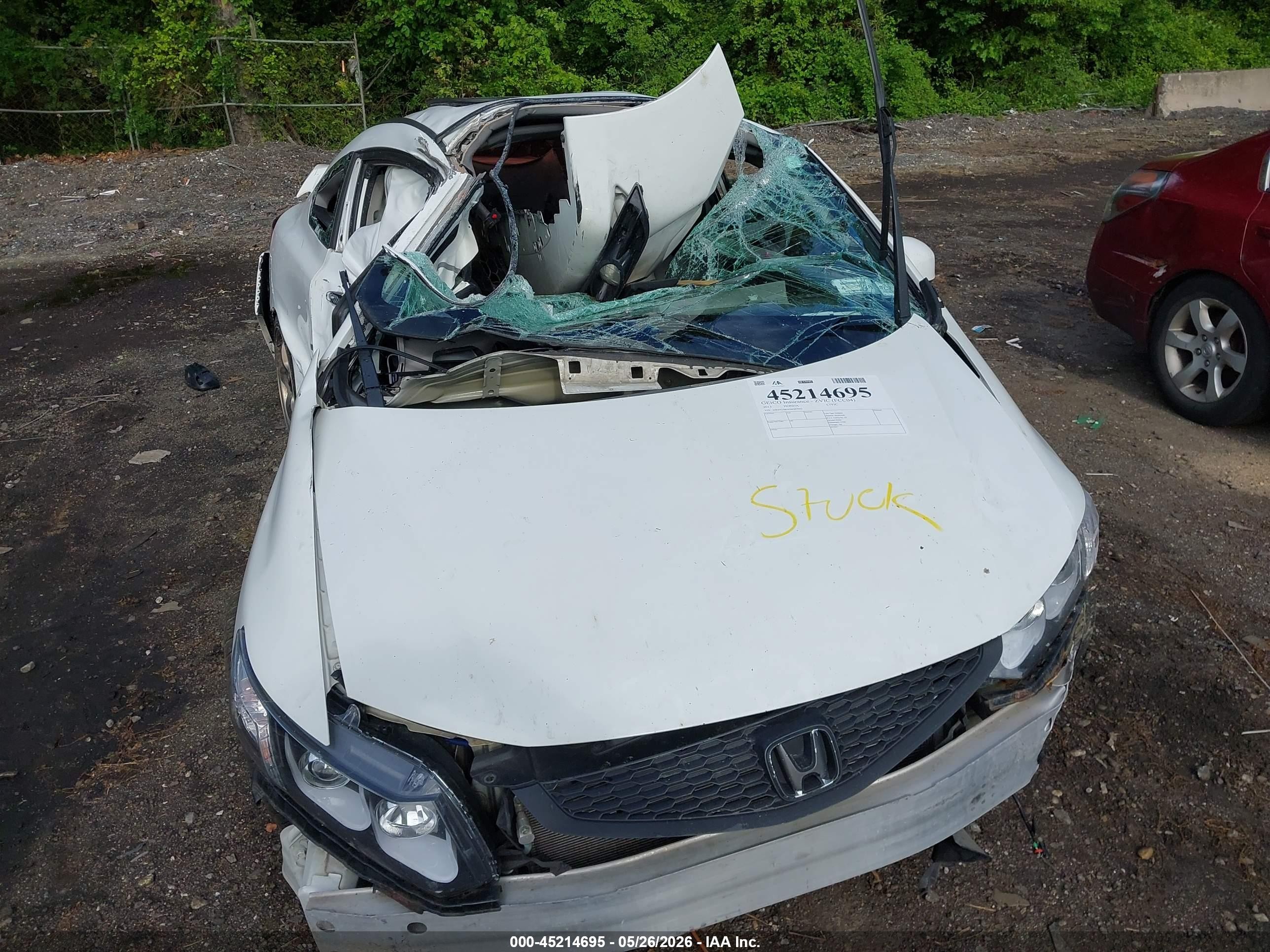 2013 Honda Civic Ex-l White vin: 2HGFG3B04DH507992