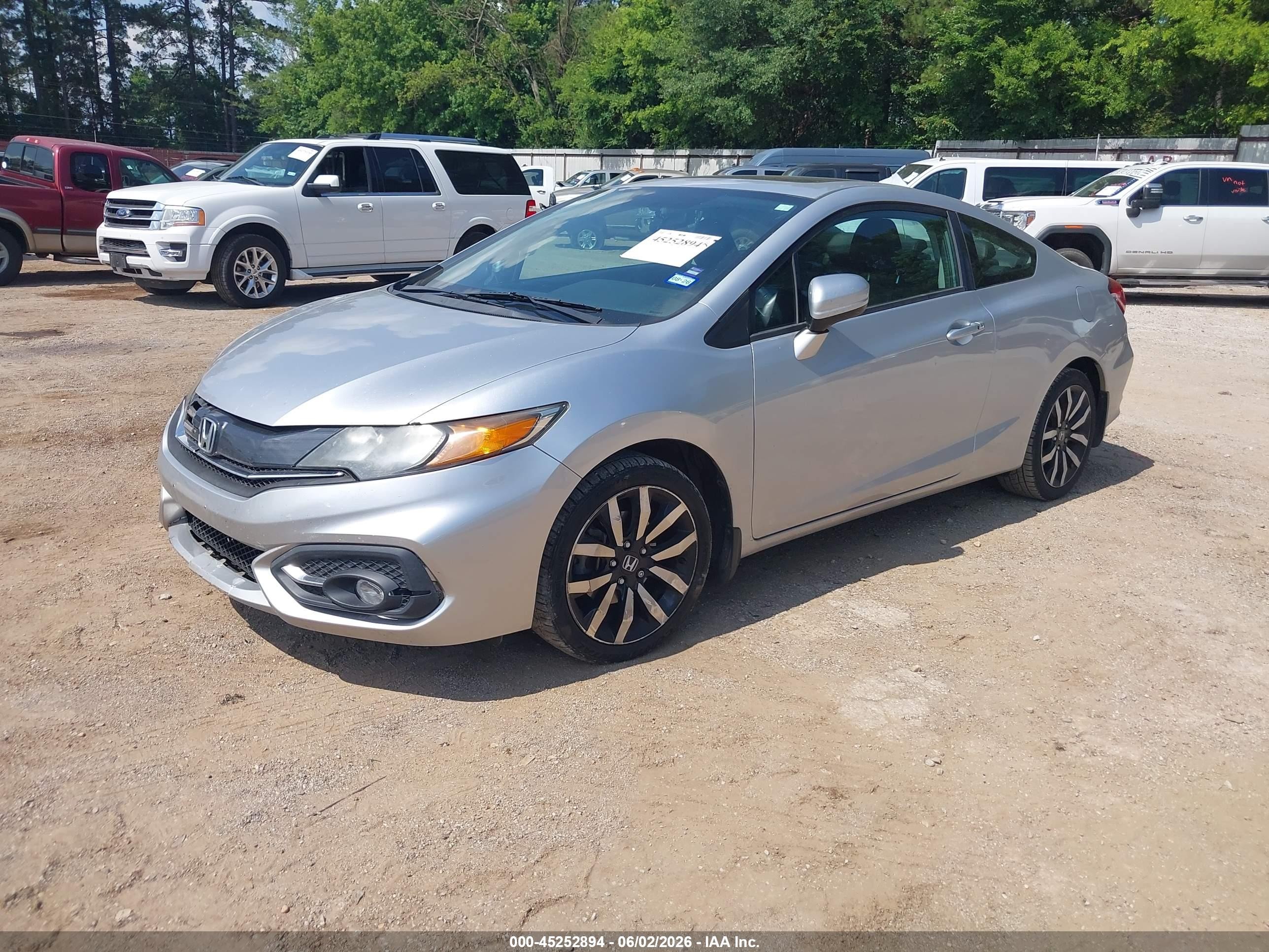 2015 Honda Civic Ex-l Серебряный vin: 2HGFG3B04FH529686