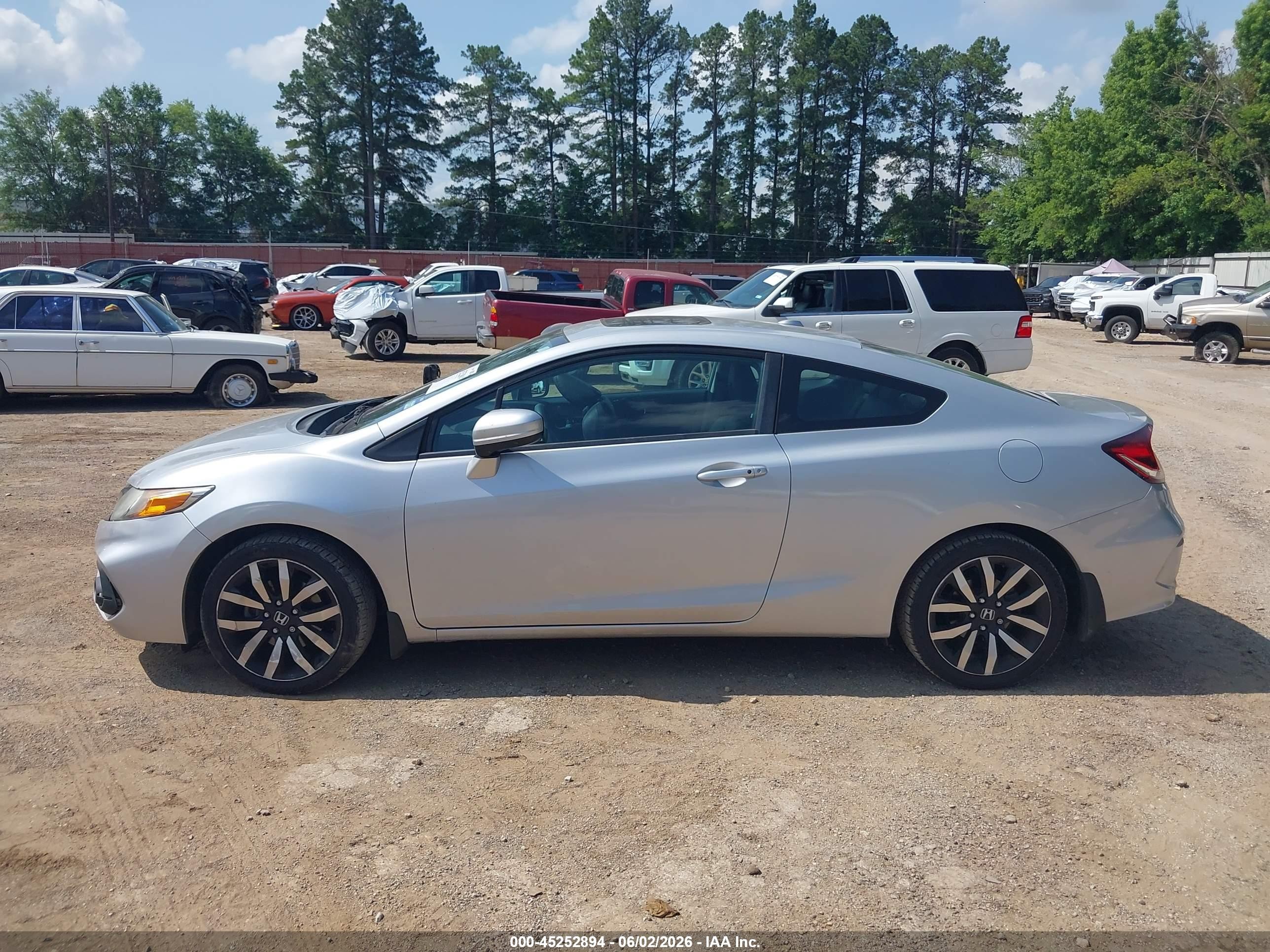 2015 Honda Civic Ex-l Серебряный vin: 2HGFG3B04FH529686