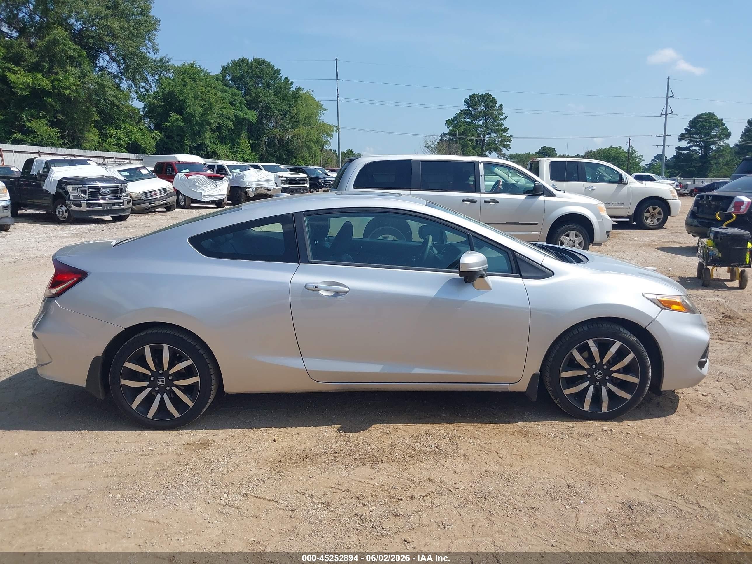 2015 Honda Civic Ex-l Серебряный vin: 2HGFG3B04FH529686