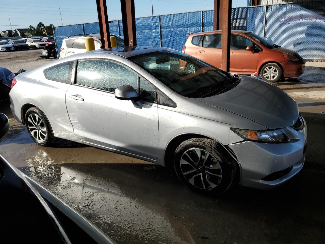 2013 Honda Civic Exl Серебряный vin: 2HGFG3B05DH523201
