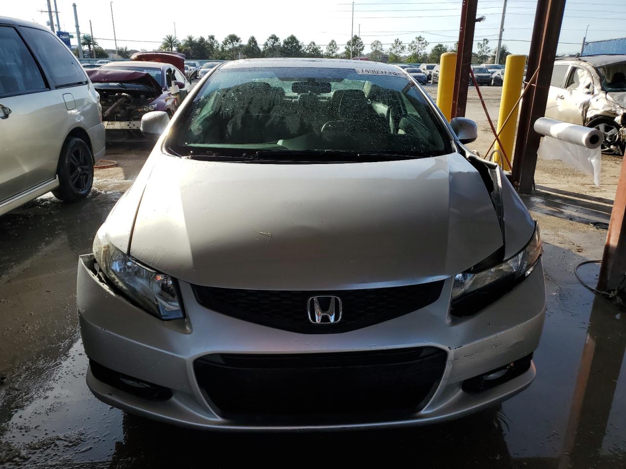 2013 Honda Civic Exl Серебряный vin: 2HGFG3B05DH523201