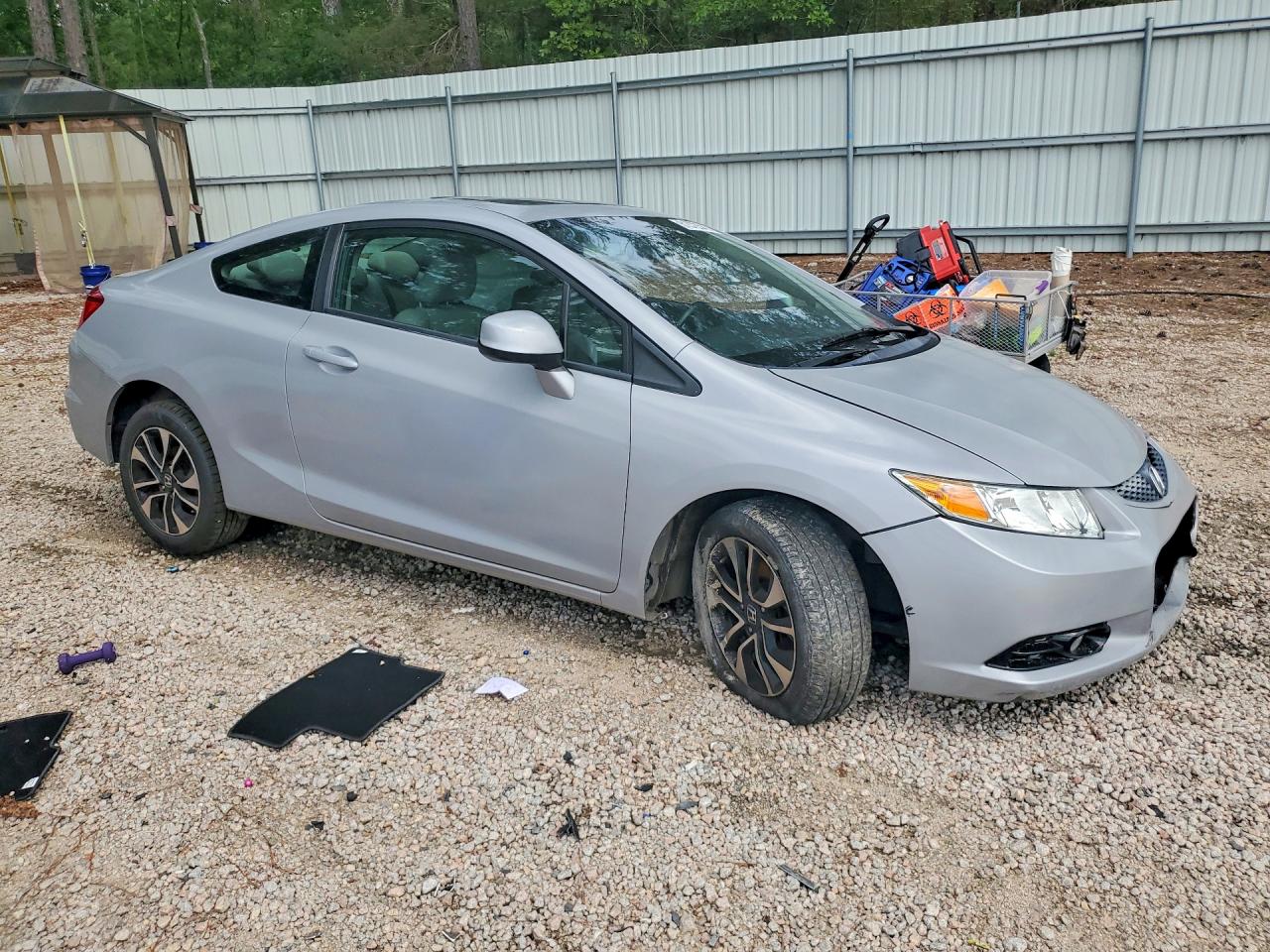 2013 Honda Civic Exl Серебряный vin: 2HGFG3B05DH523201