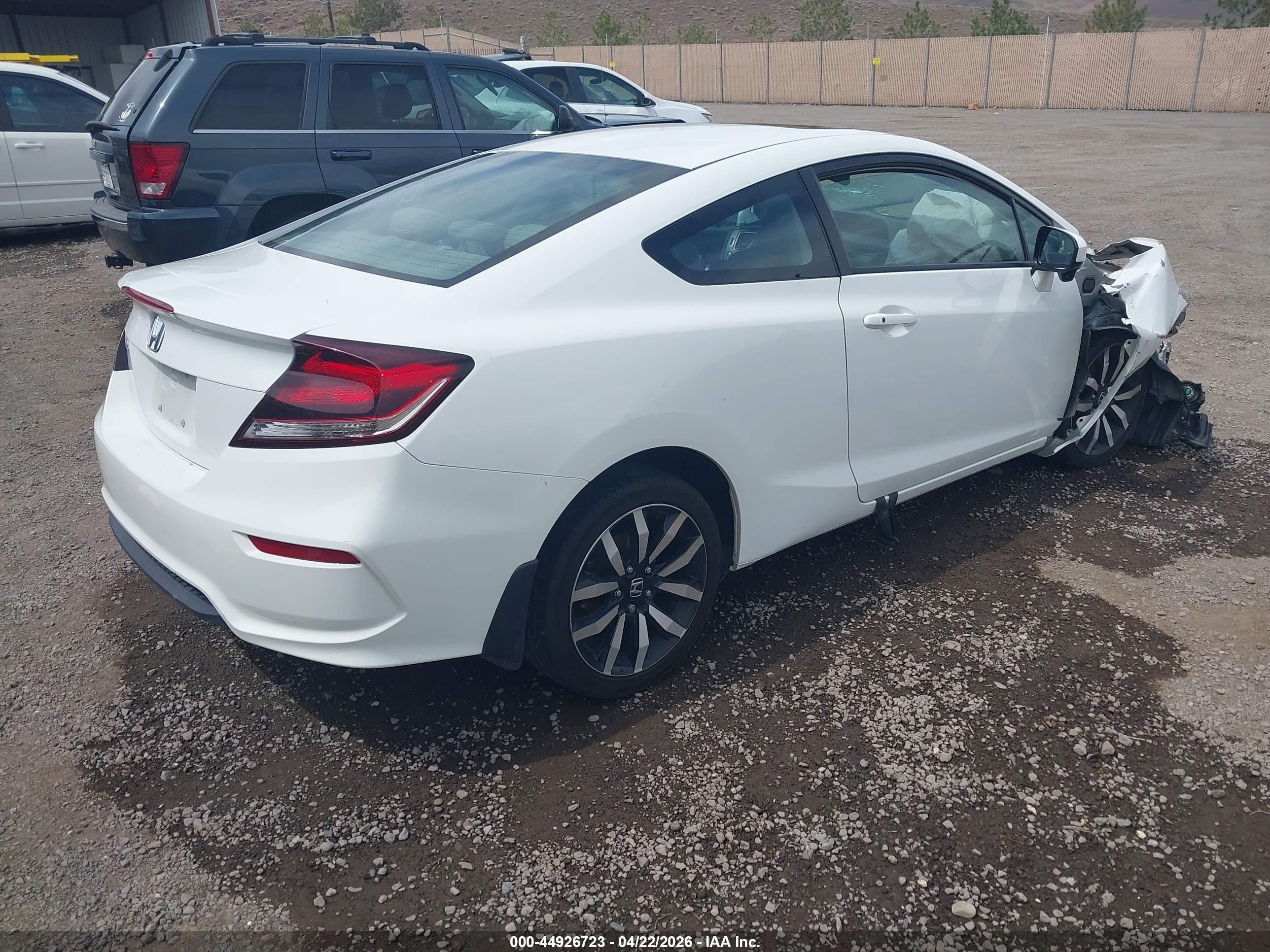 2015 Honda Civic Ex-l White vin: 2HGFG3B05FH500729