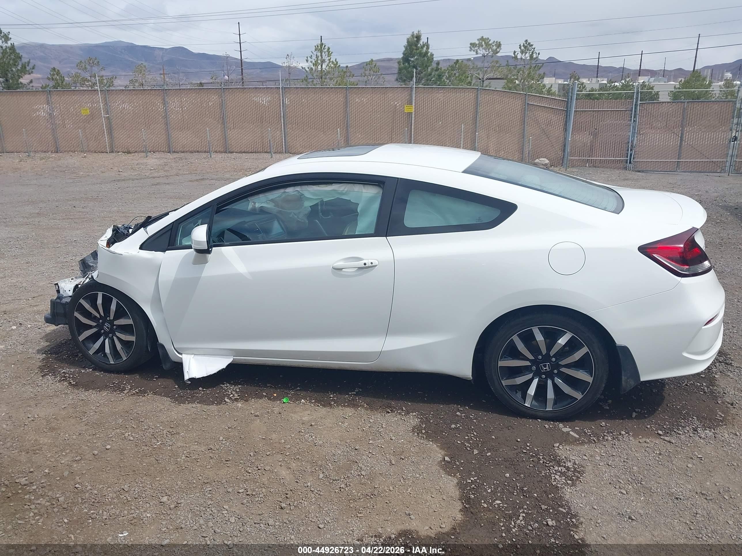 2015 Honda Civic Ex-l White vin: 2HGFG3B05FH500729